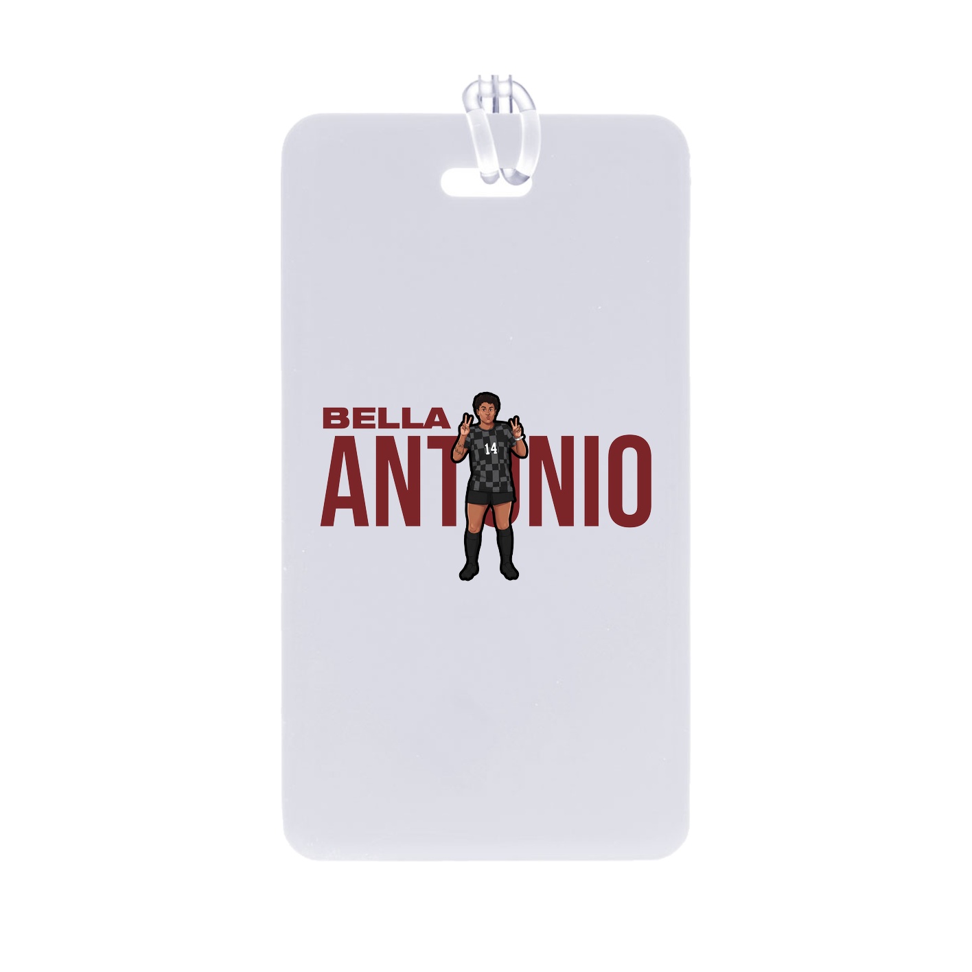 Bag Tag — Player Name in Classic