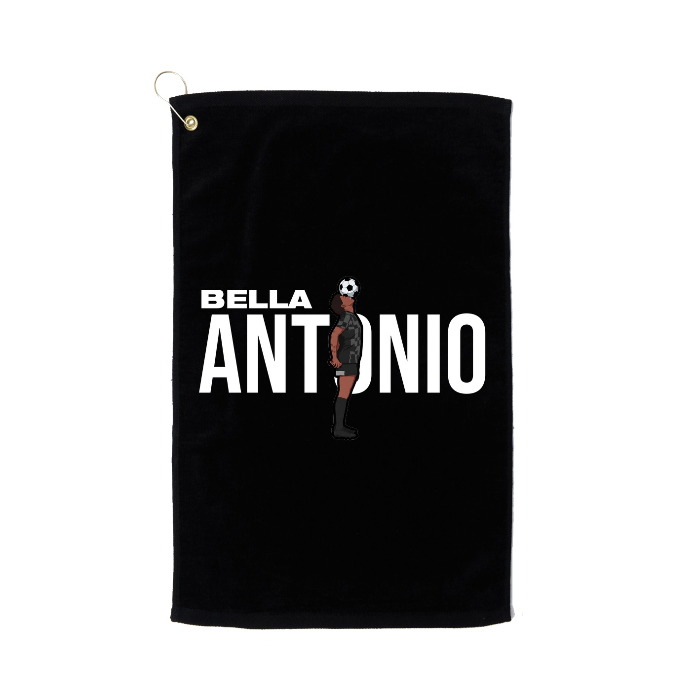 Golf Towel — Player Name in Black