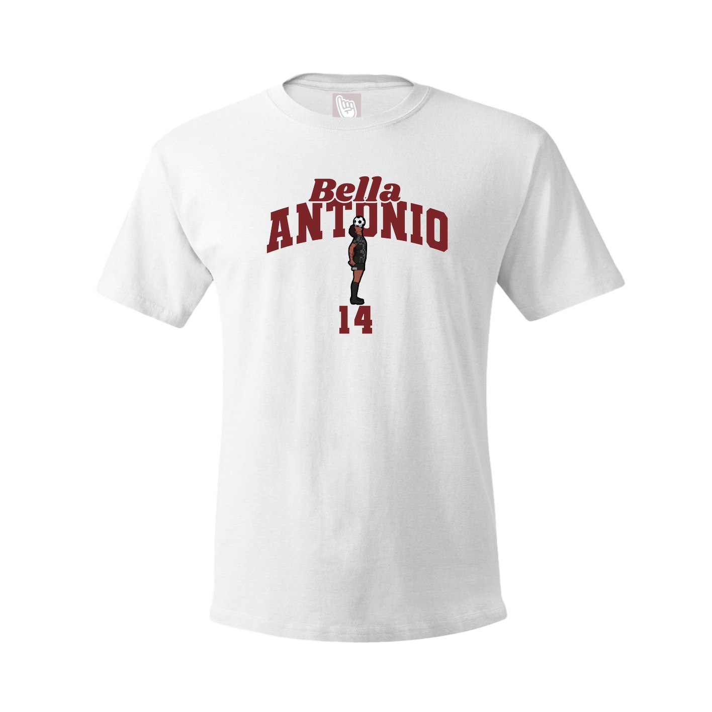 Youth Tee — Signature Arch in White