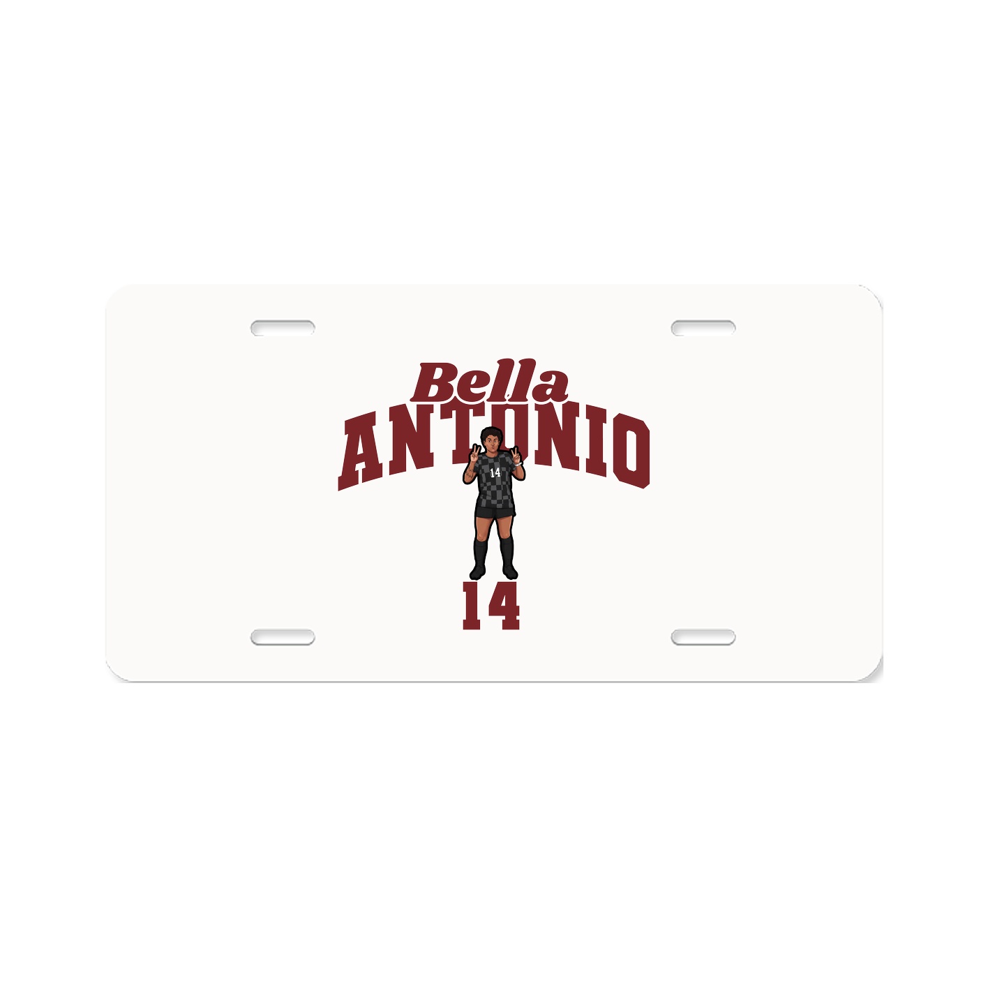 License Plate — Signature Arch in Classic