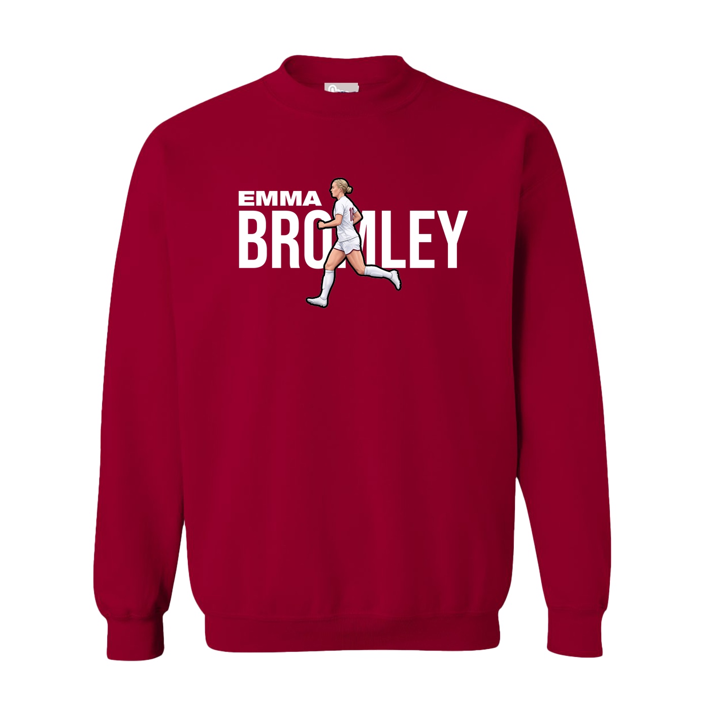 Fleece Crew — Player Name in Cardinal