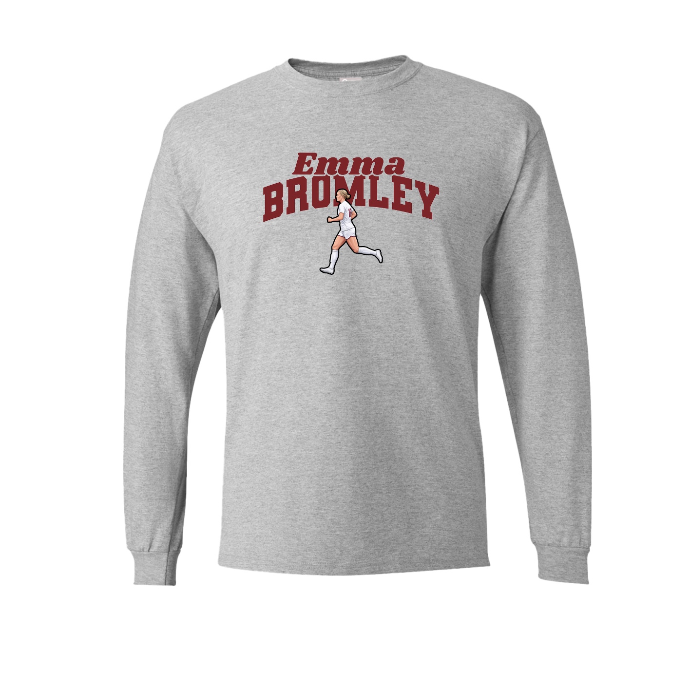 Long Sleeve Tee — Signature Arch in Grey