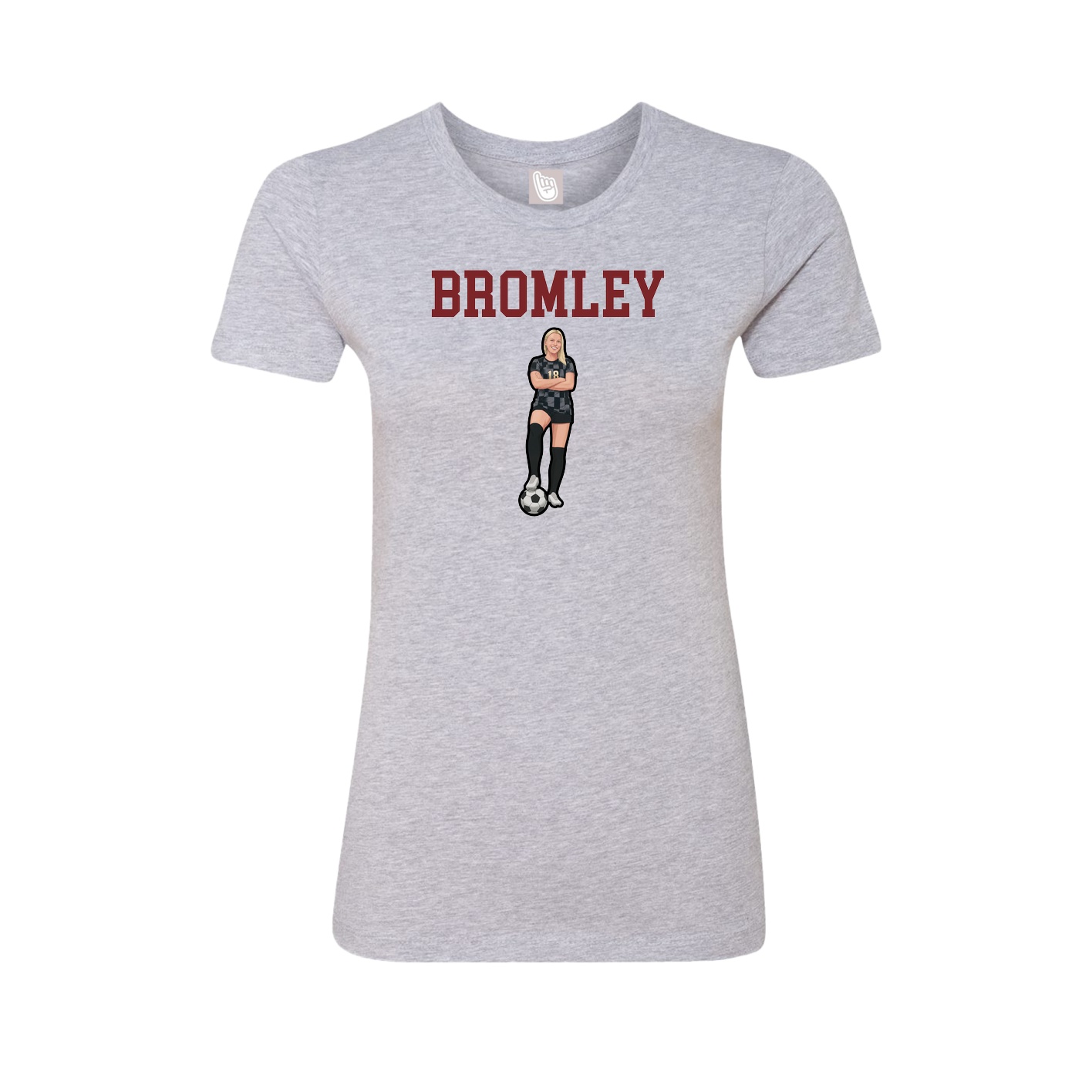 Fitted Women's Tee — Shirsey in Grey