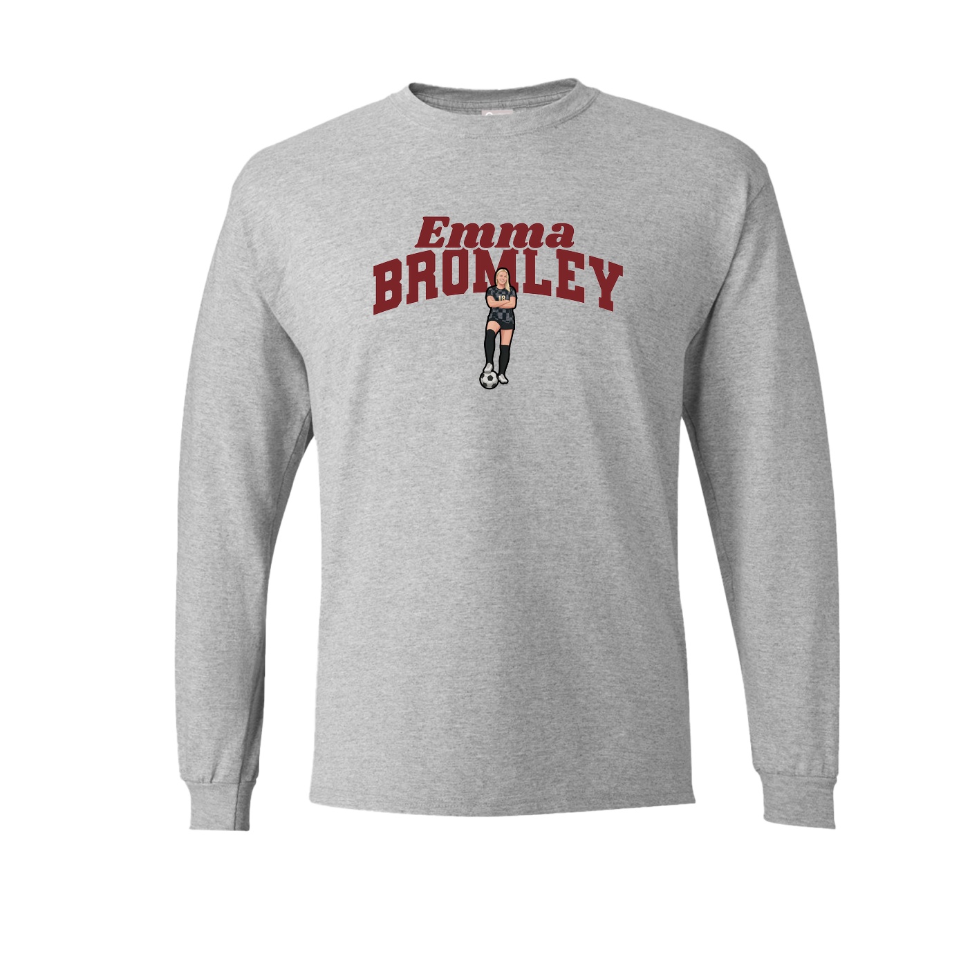 Long Sleeve Tee — Signature Arch in Grey