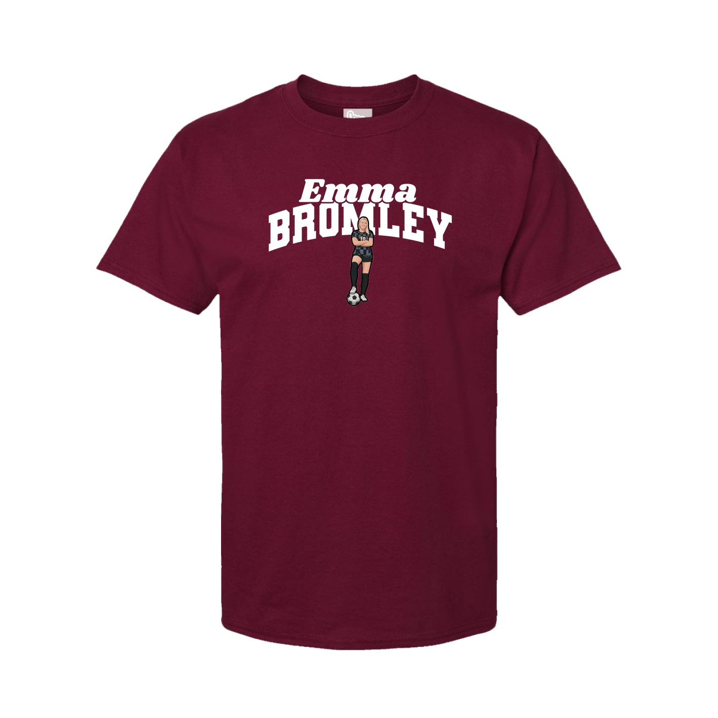 Youth Tee — Signature Arch in Cardinal