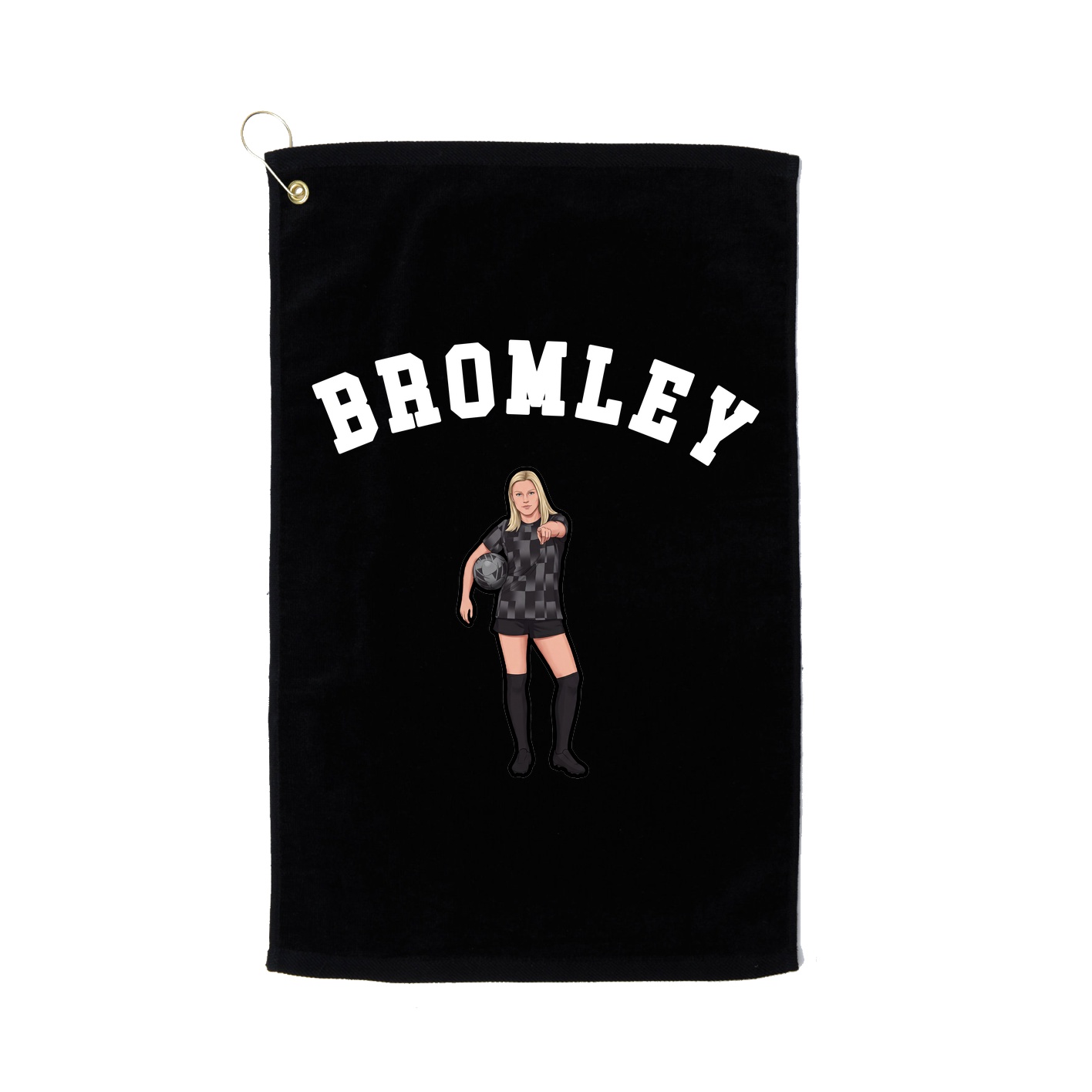 Golf Towel — Shirsey Arch in Black