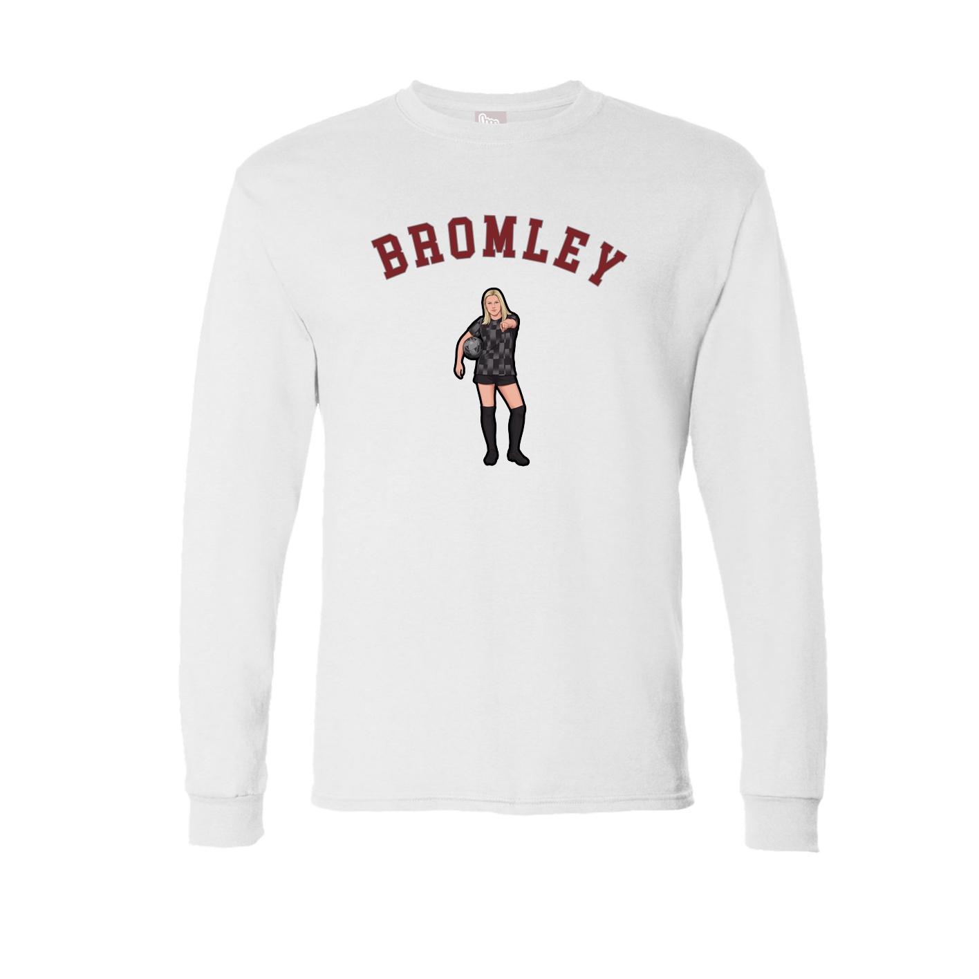 Long Sleeve Tee — Shirsey Arch in White