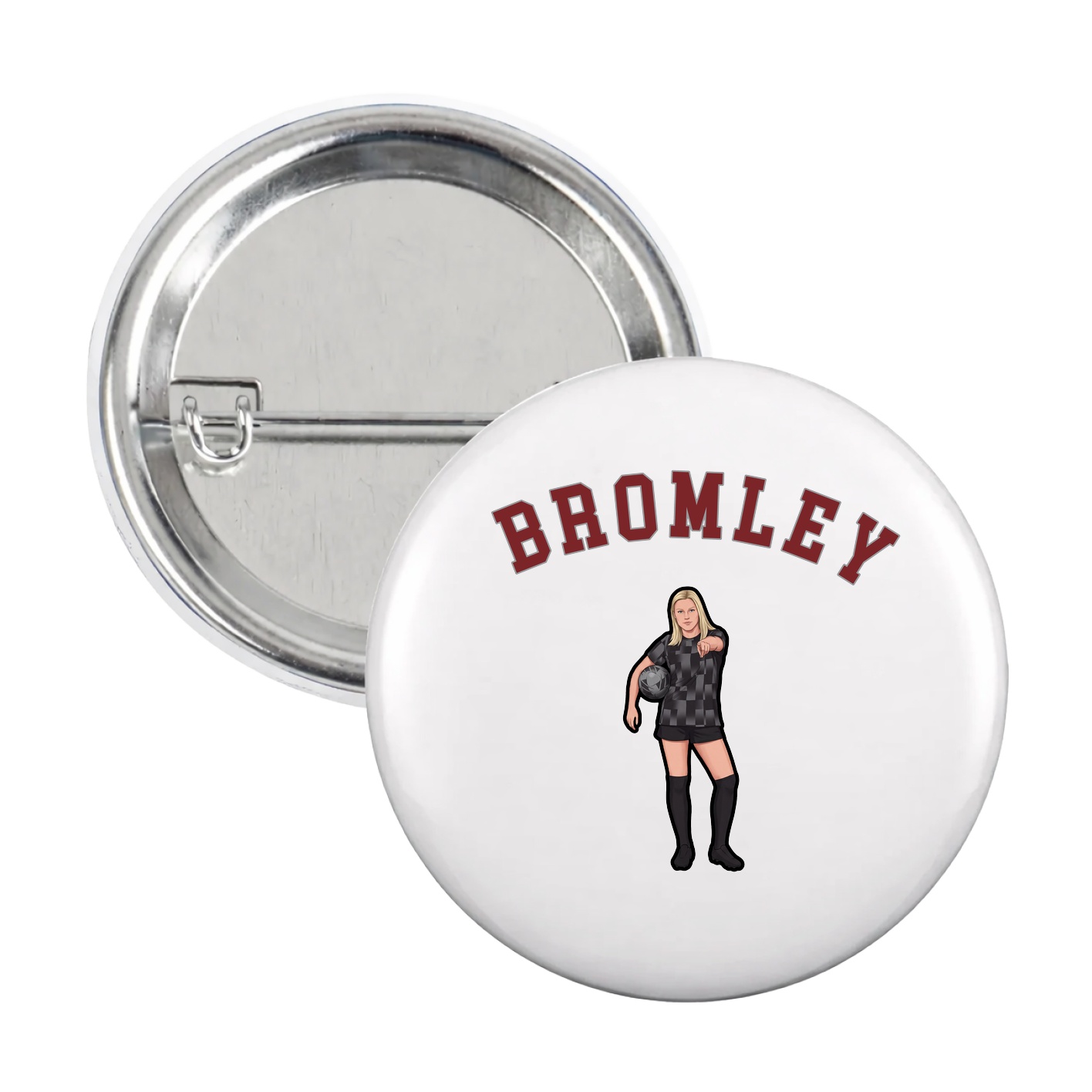Game Day Button — Shirsey Arch in White