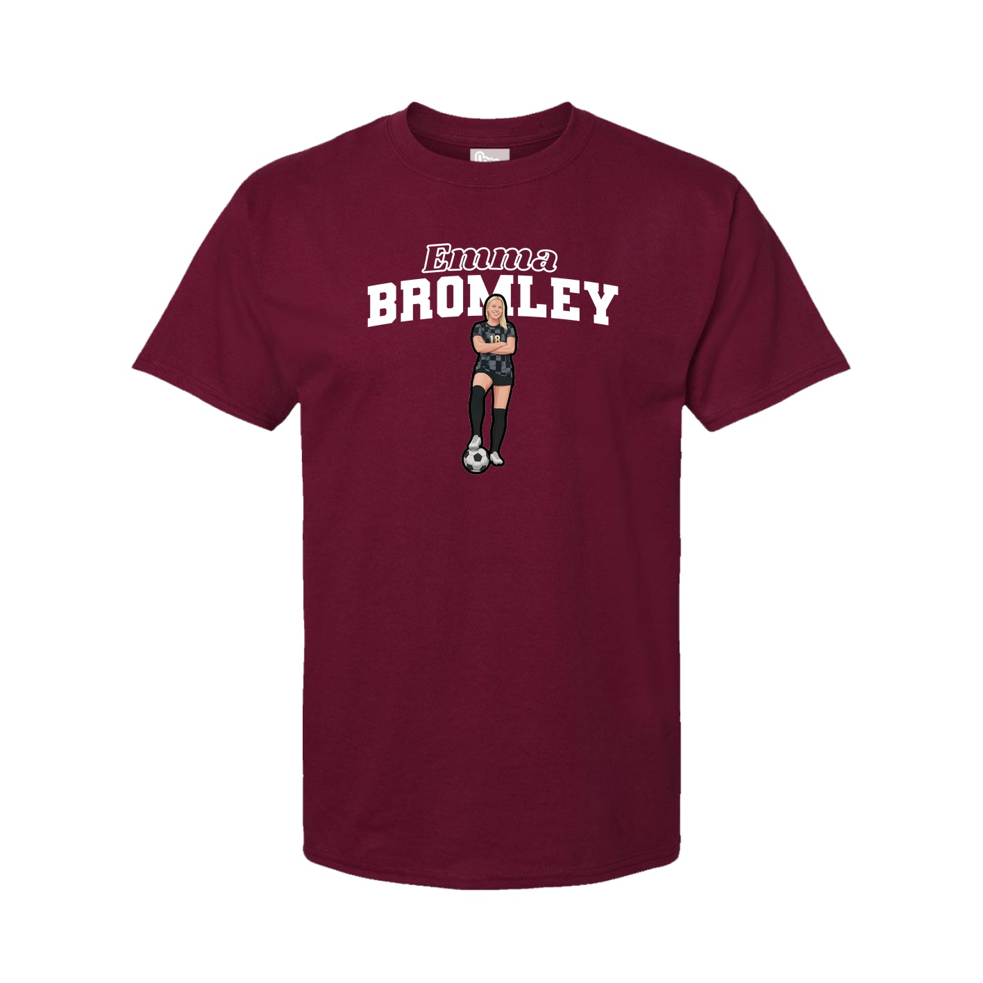 Tee — Name Arch in Cardinal