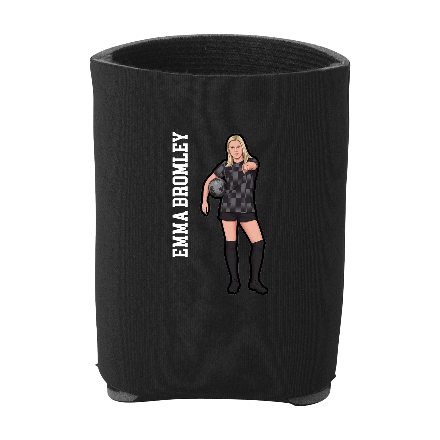 Can Holder — Name Vertical in Black