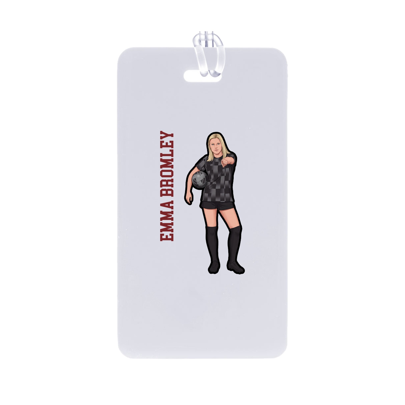 Bag Tag — Name Vertical in Classic
