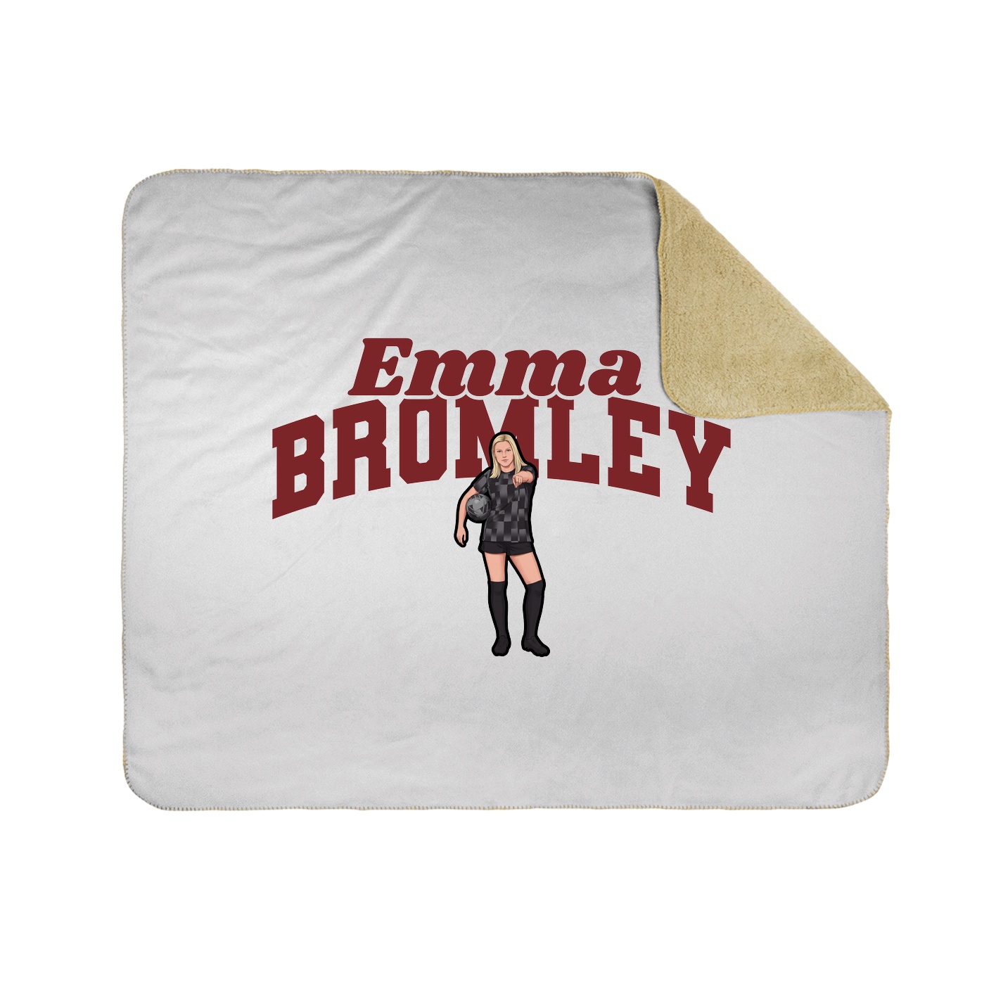 Throw Blanket — Signature Arch in White