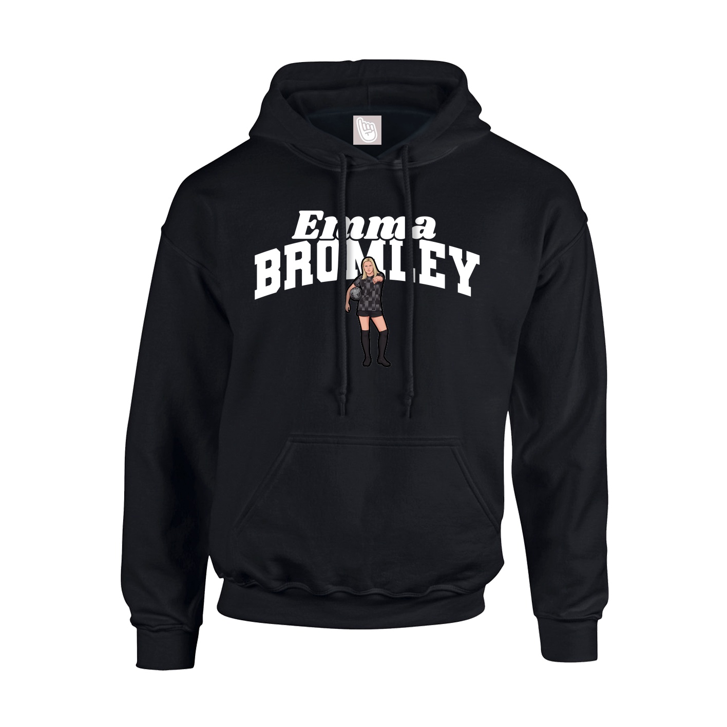 Hoodie — Signature Arch in Black
