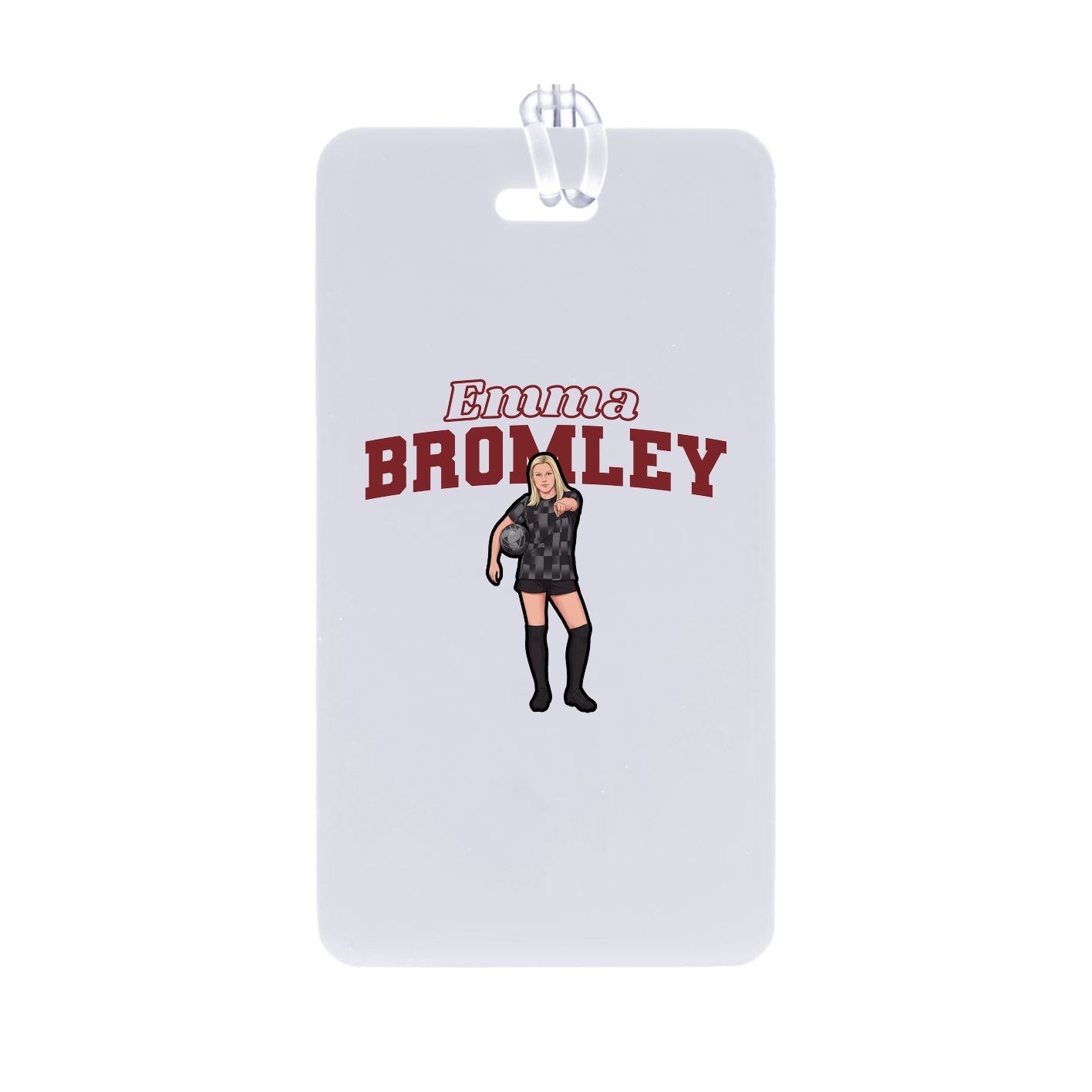 Bag Tag — Name Arch in Classic