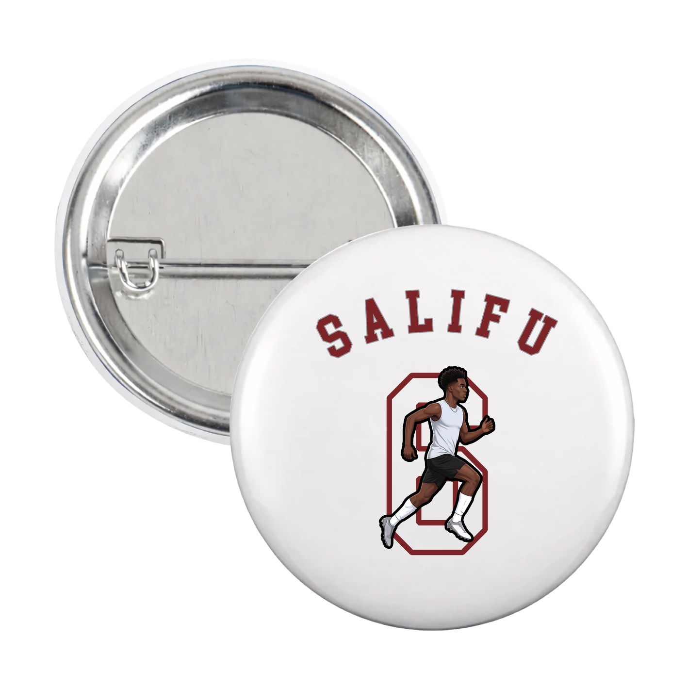 Game Day Button — Shirsey Arch in White