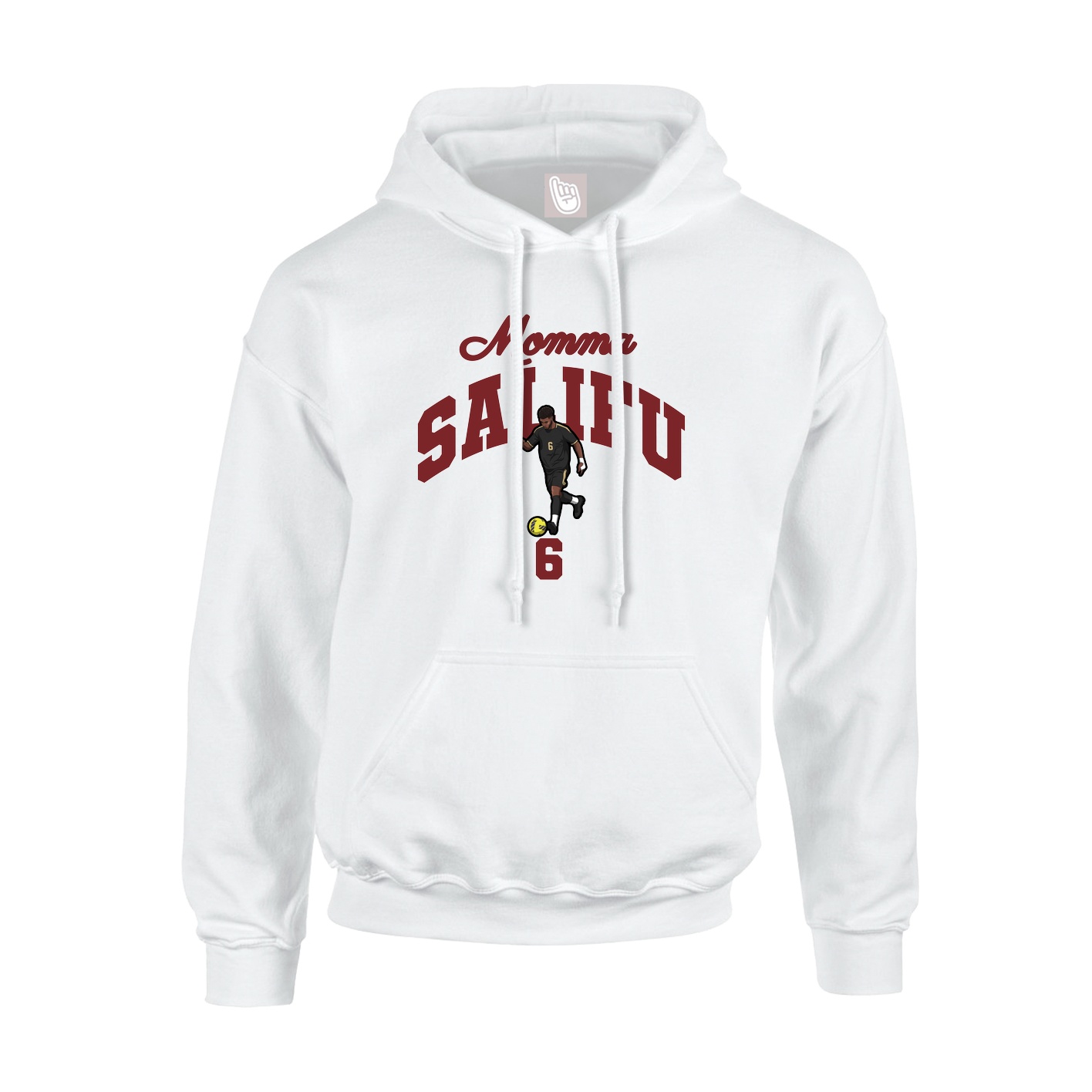Youth Hoodie — Mothers Day Arch in White