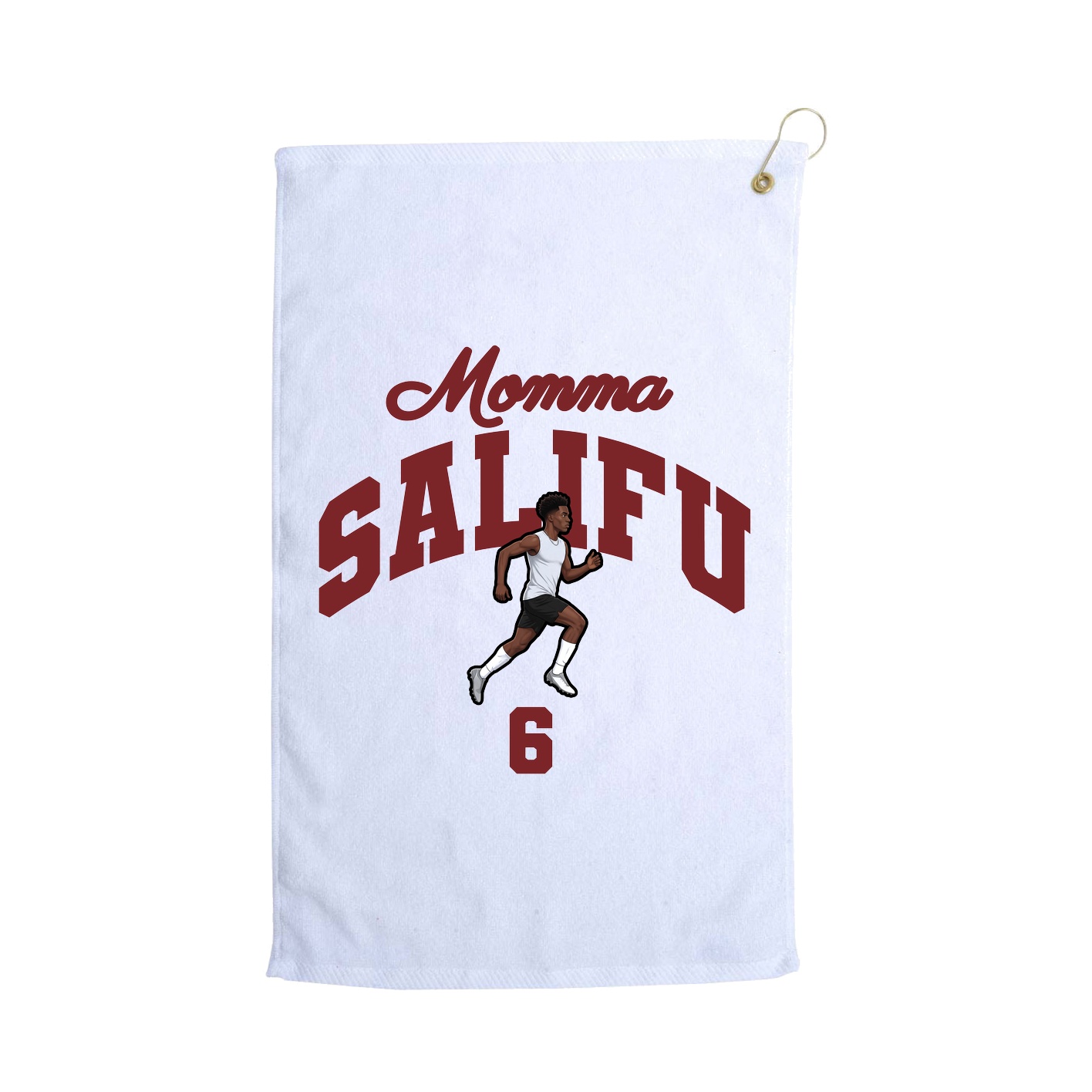 Golf Towel — Mothers Day Arch in White