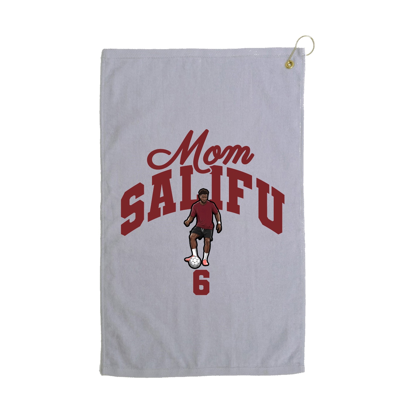 Golf Towel — Mothers Day Arch in Grey