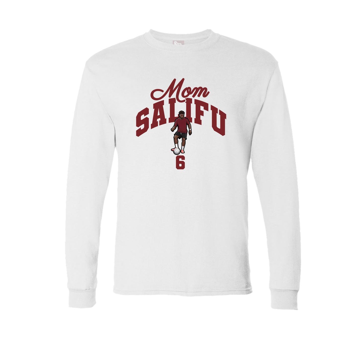 Long Sleeve Tee — Mothers Day Arch in White