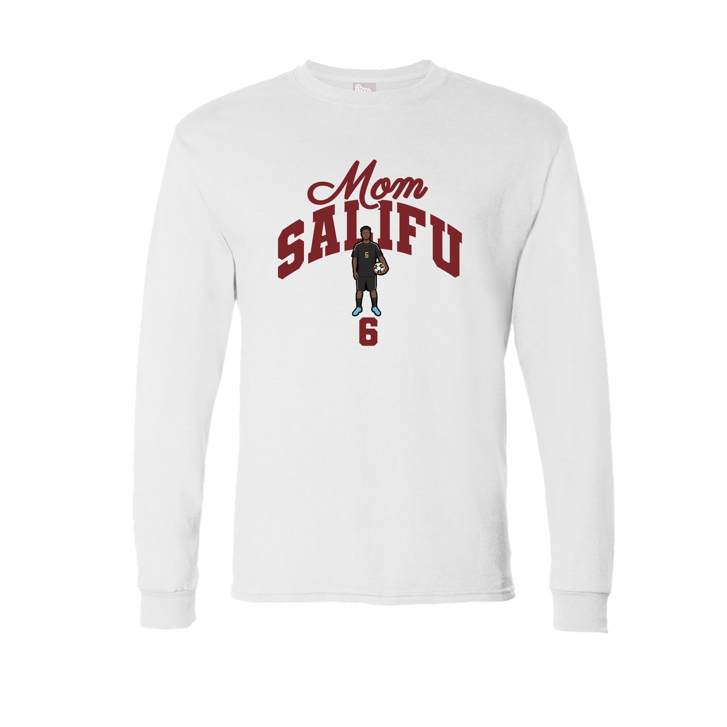 Long Sleeve Tee — Mothers Day Arch in White