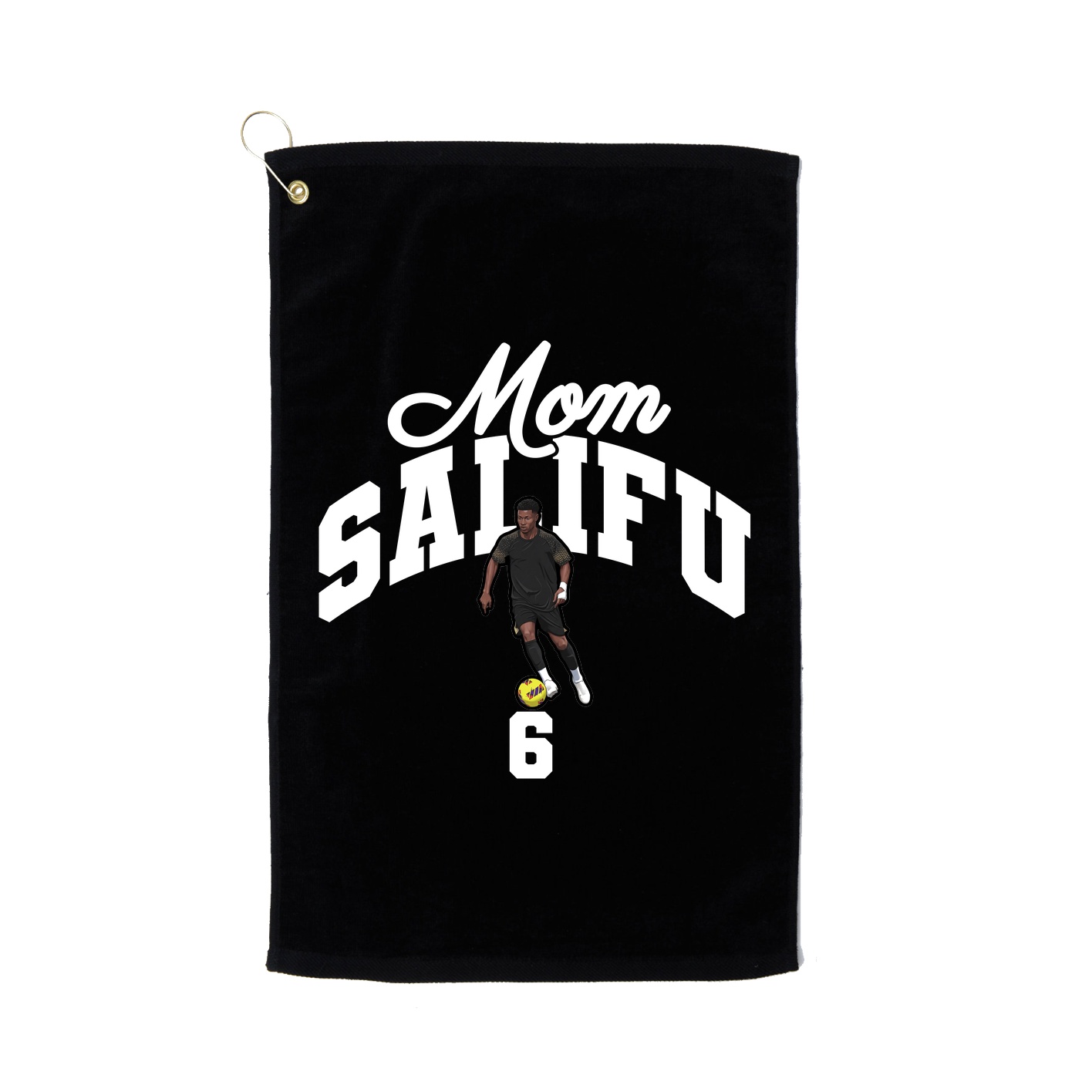 Golf Towel — Mothers Day Arch in Black