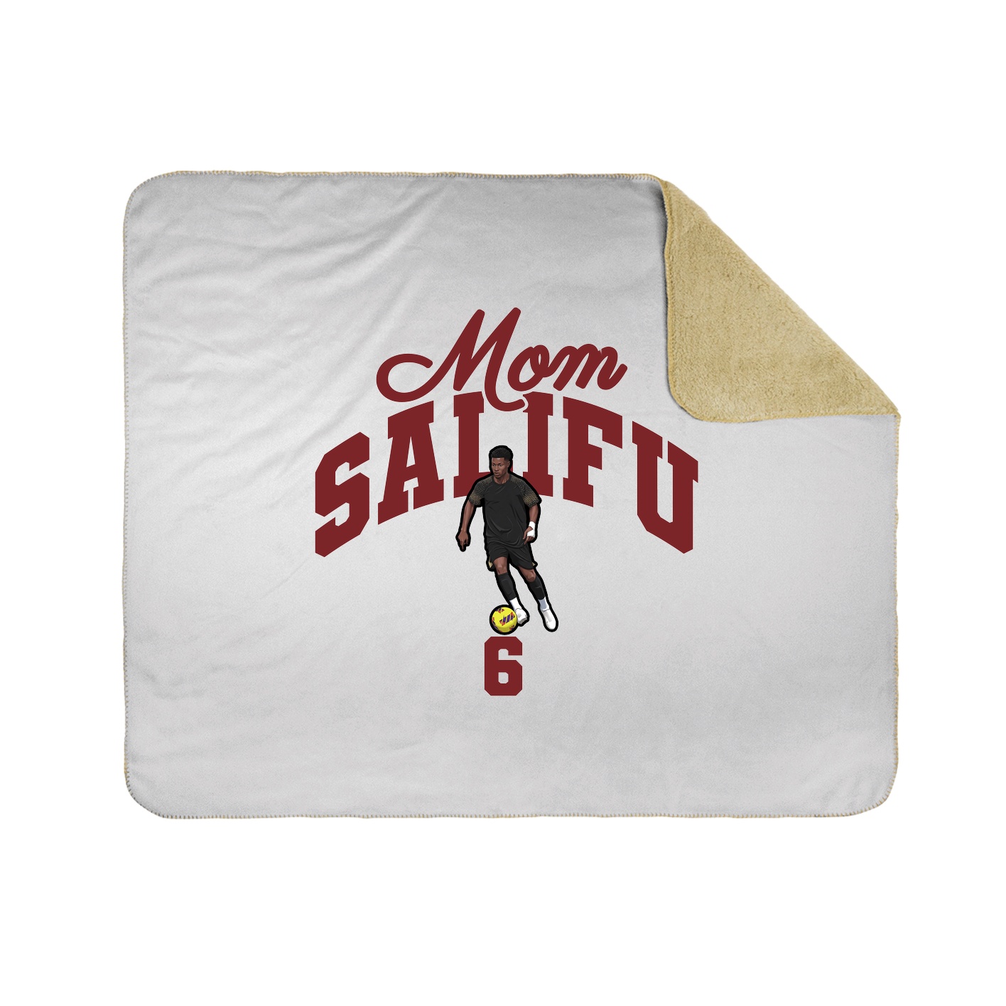 Throw Blanket — Mothers Day Arch in White