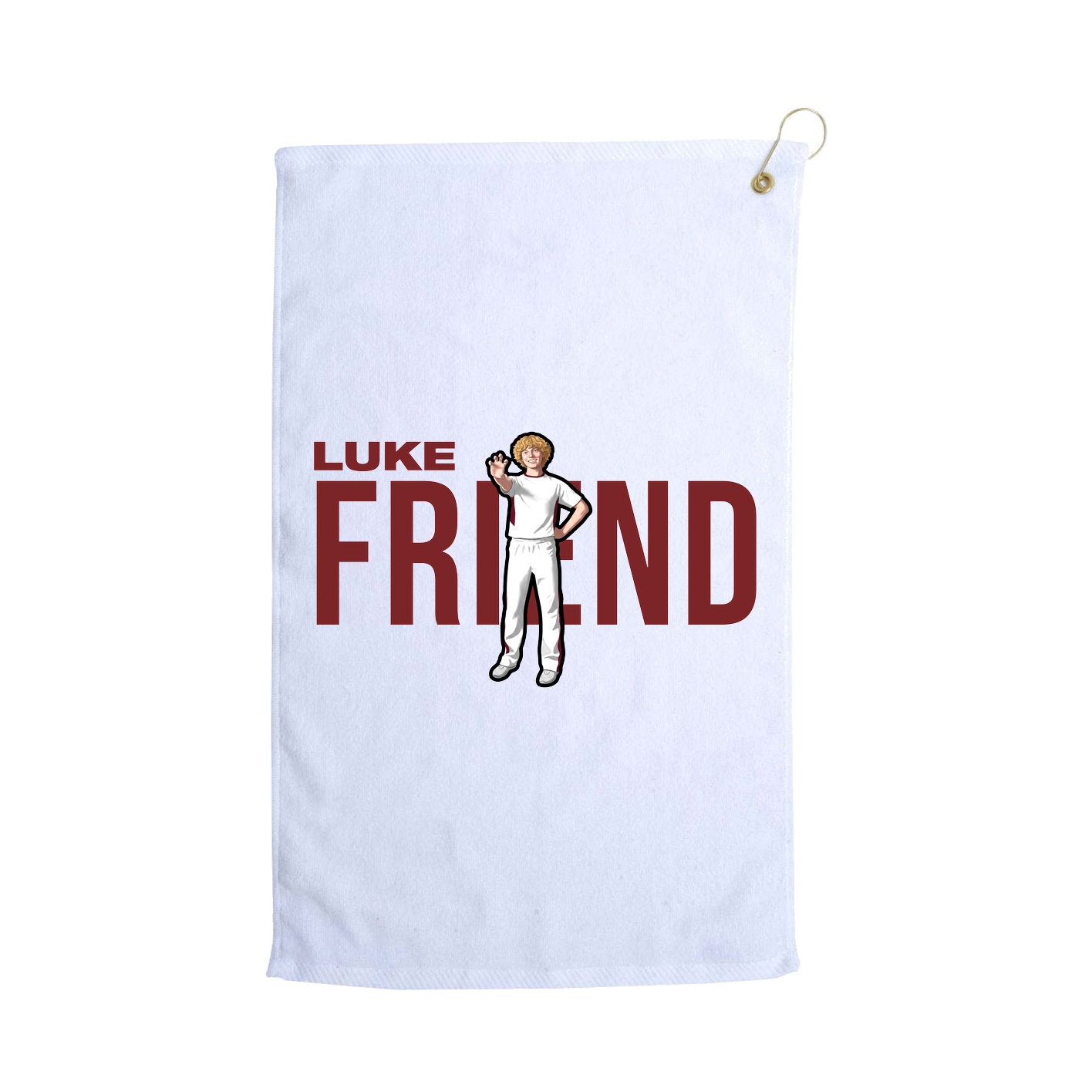 Golf Towel — Player Name in White