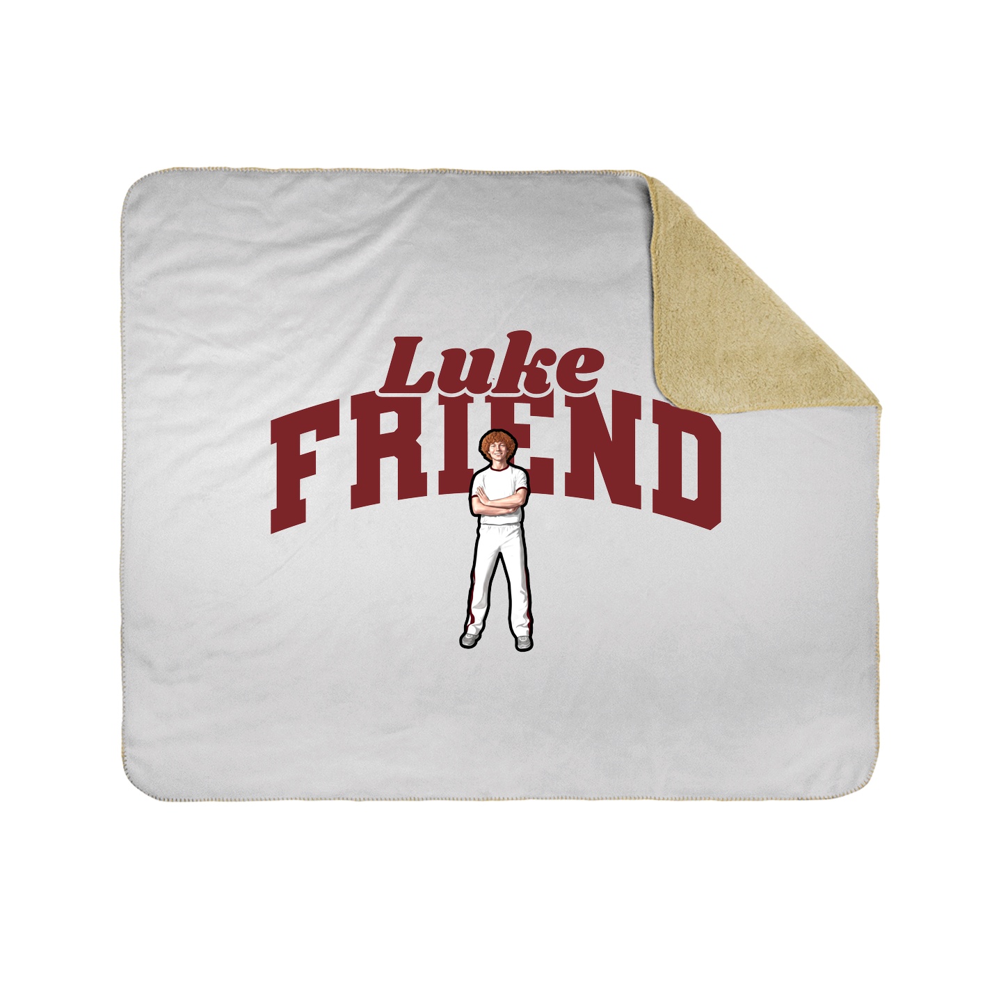 Throw Blanket — Signature Arch in White