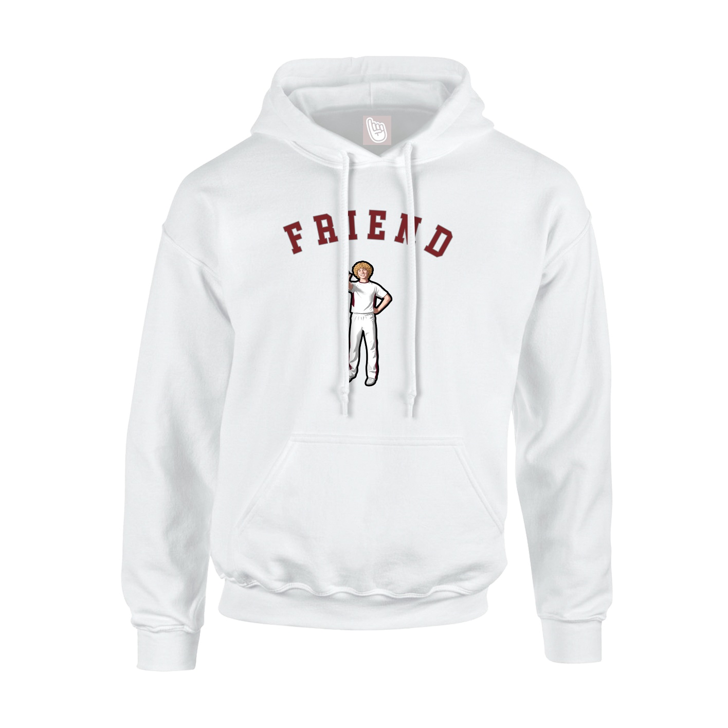 Hoodie — Shirsey Arch in White
