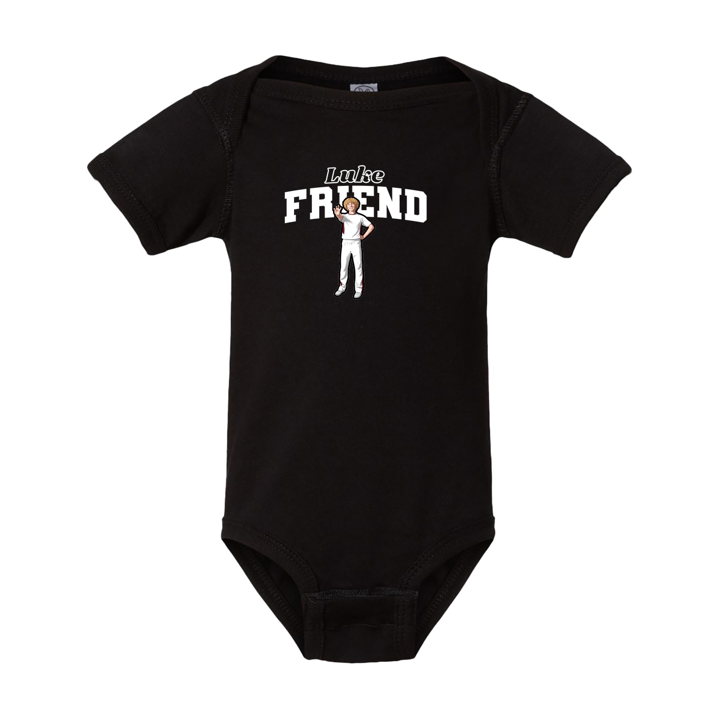 Baby Onesie — Name Arch in Black