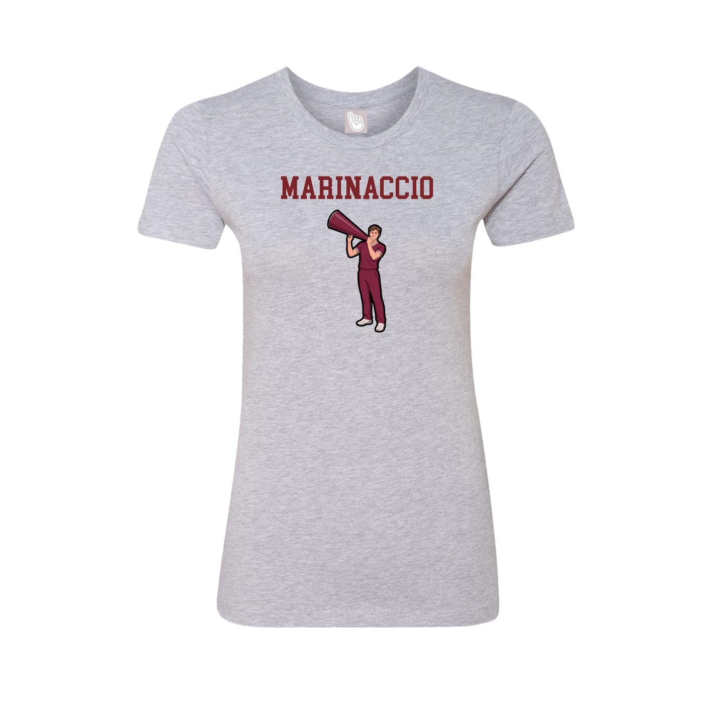 Fitted Women's Tee — Shirsey in Grey