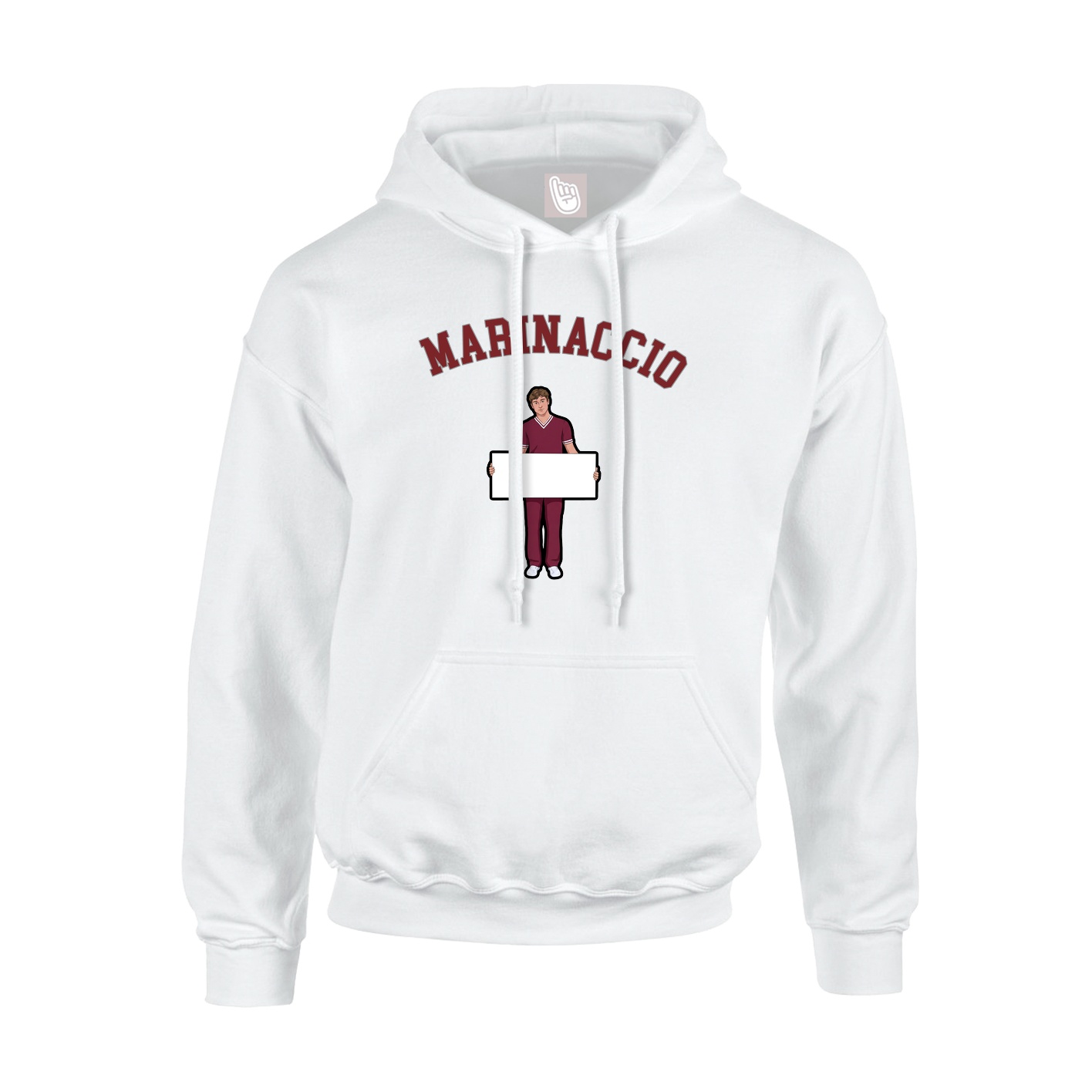 Youth Hoodie — Shirsey Arch in White