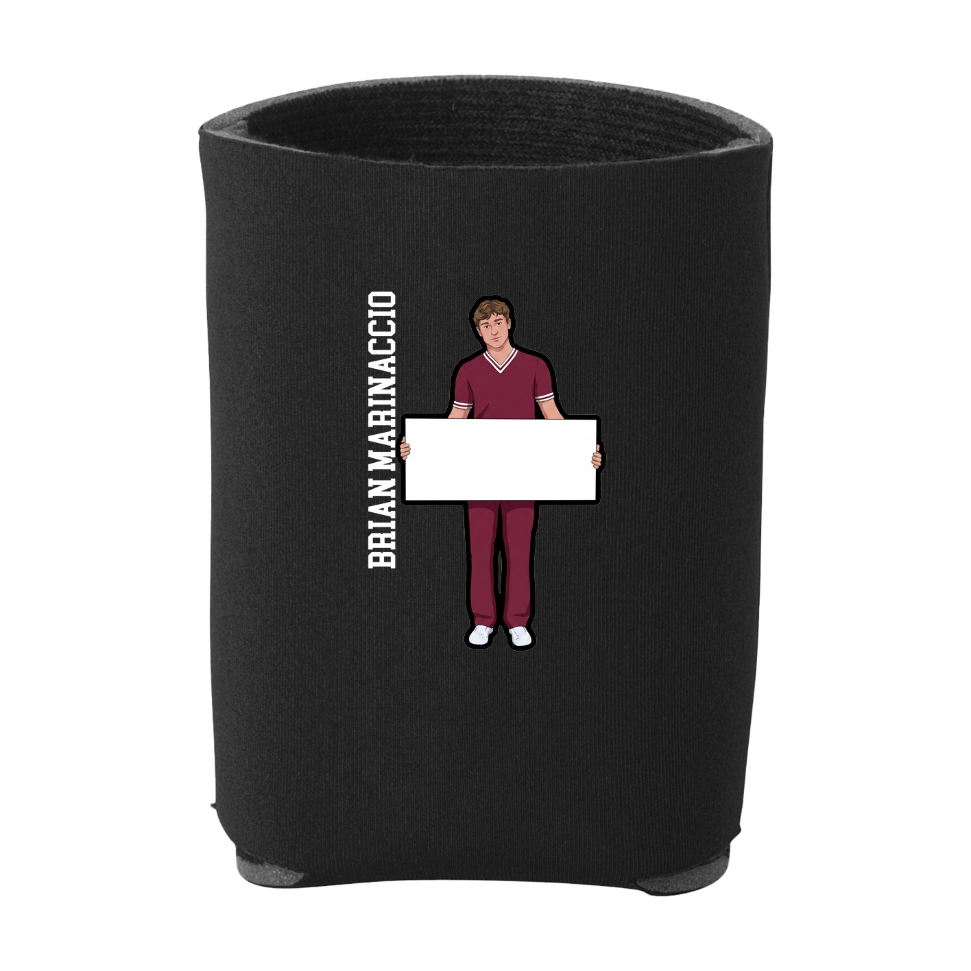 Can Holder — Name Vertical in Black