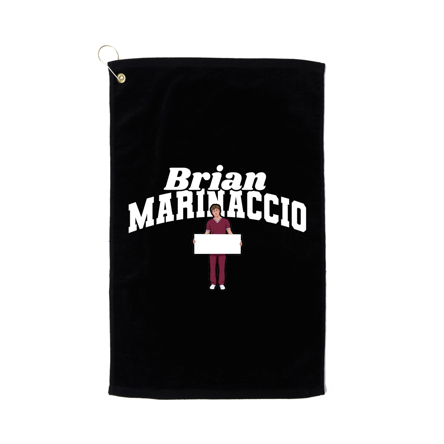 Golf Towel — Signature Arch in Black