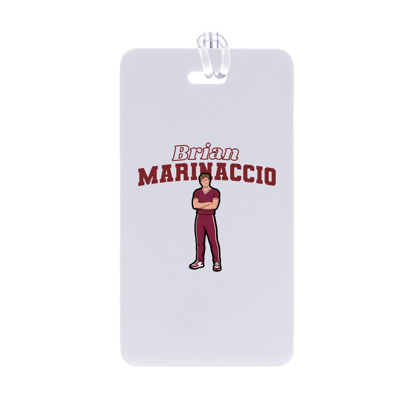 Bag Tag — Name Arch in Classic