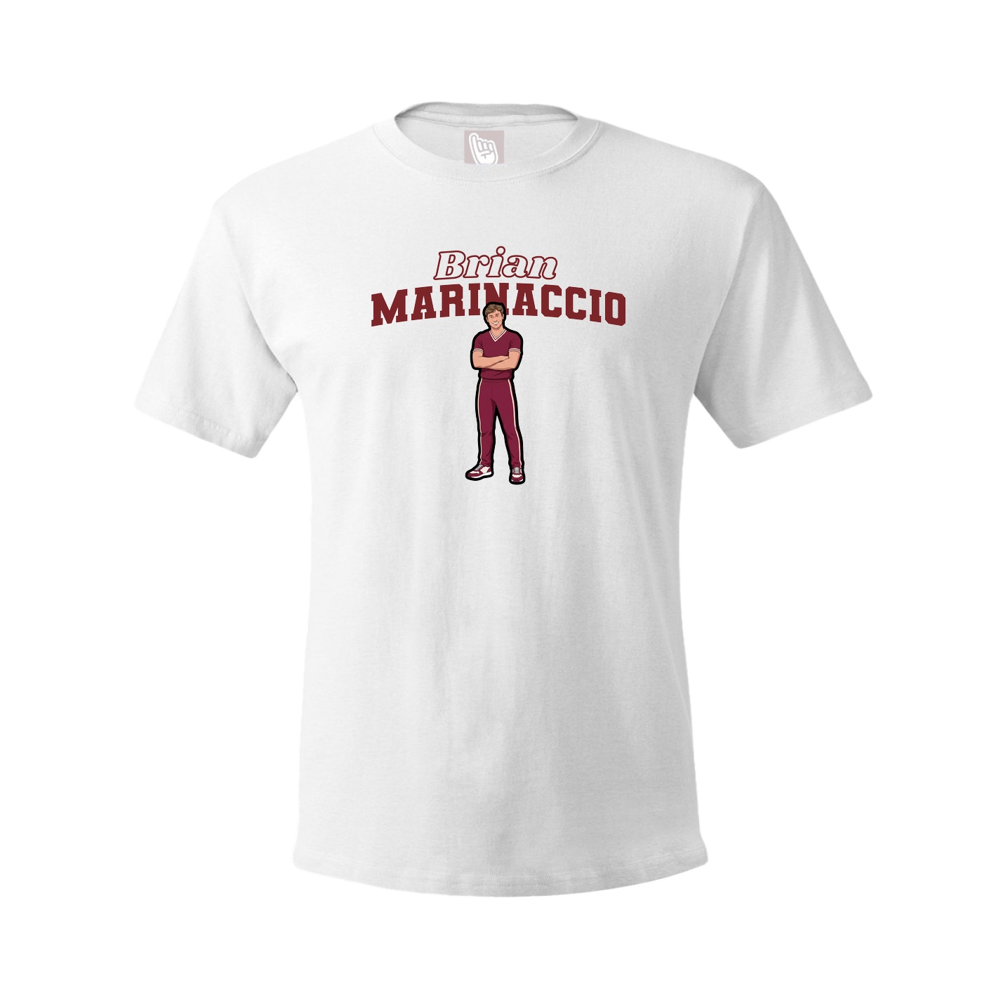 Tee — Name Arch in White