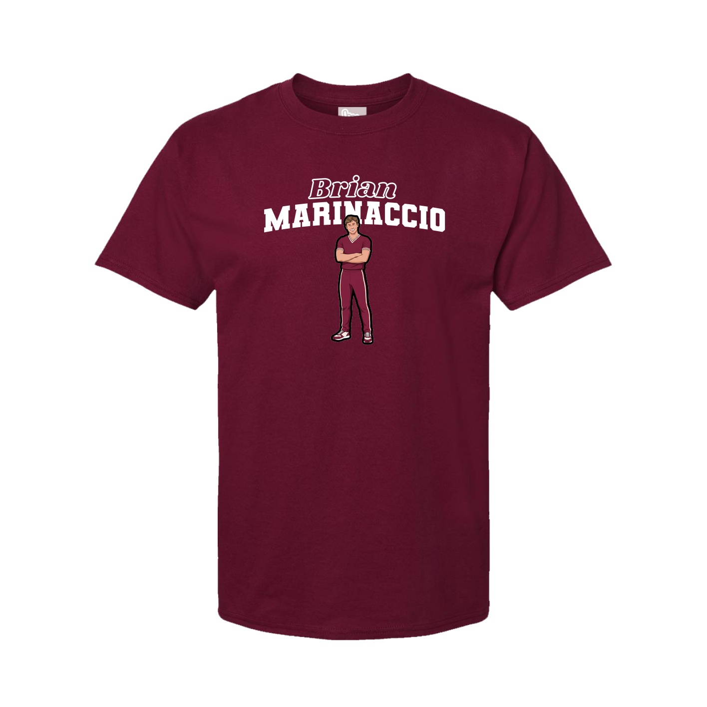 Youth Tee — Name Arch in Cardinal