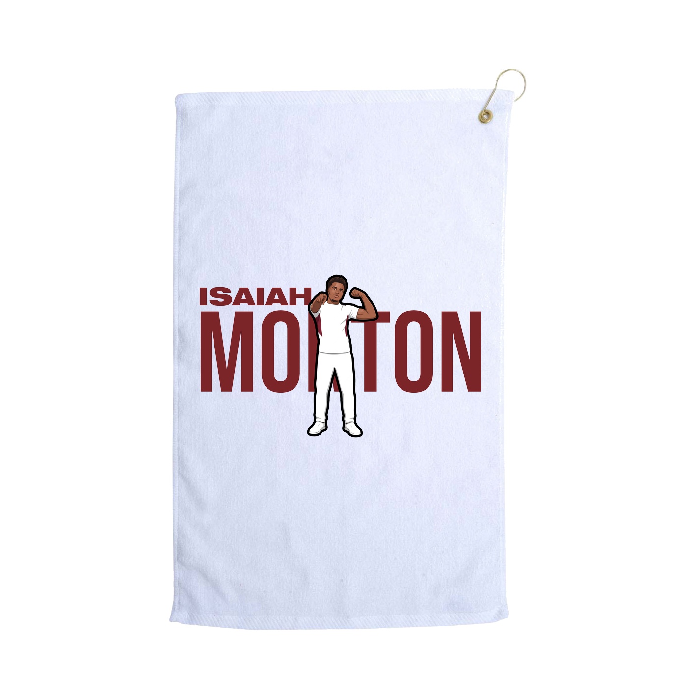 Golf Towel — Player Name in White