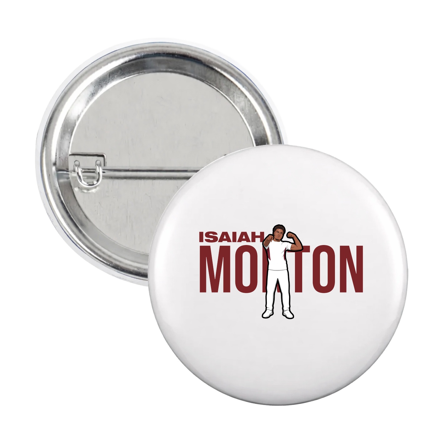 Game Day Button — Player Name in White