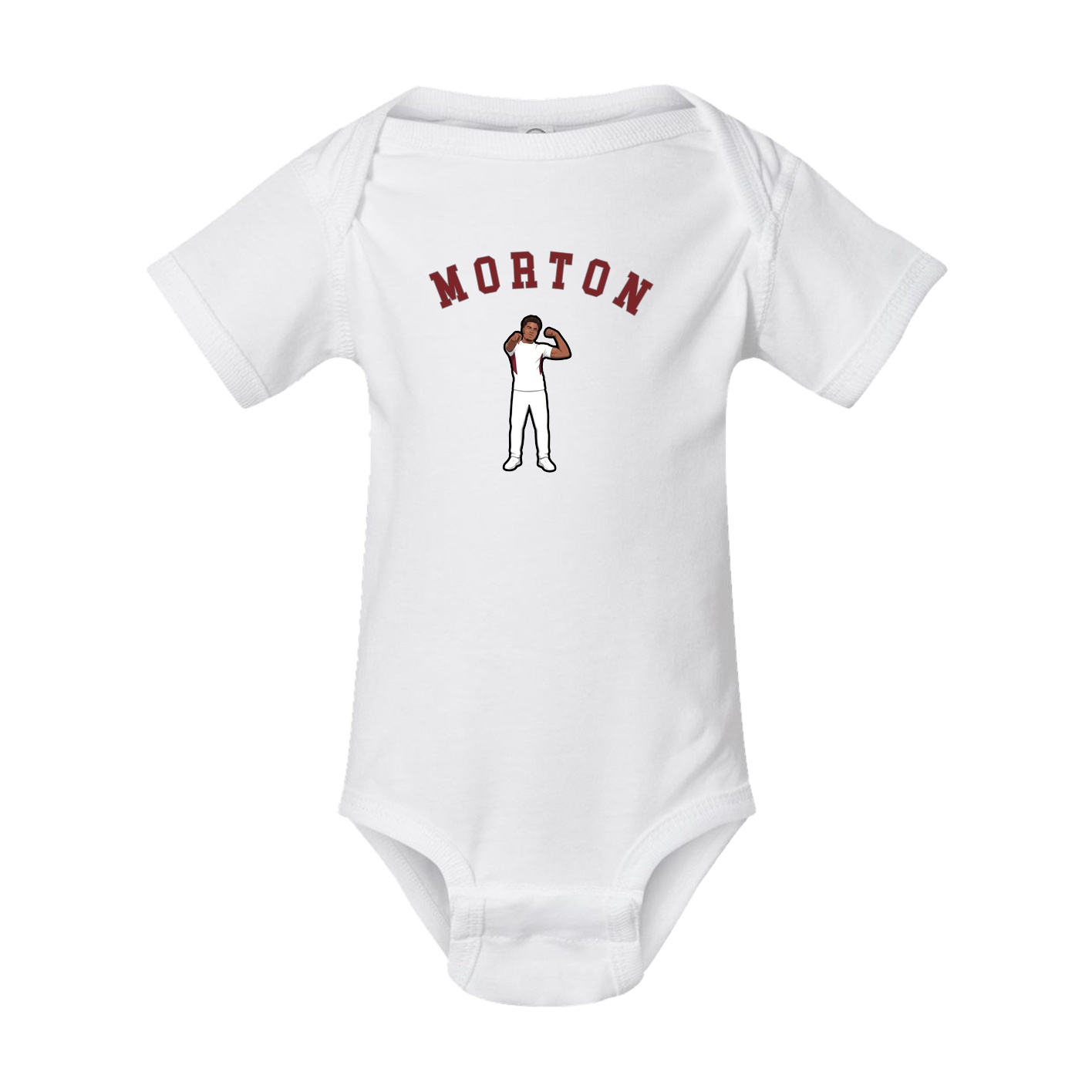 Baby Onesie — Shirsey Arch in White