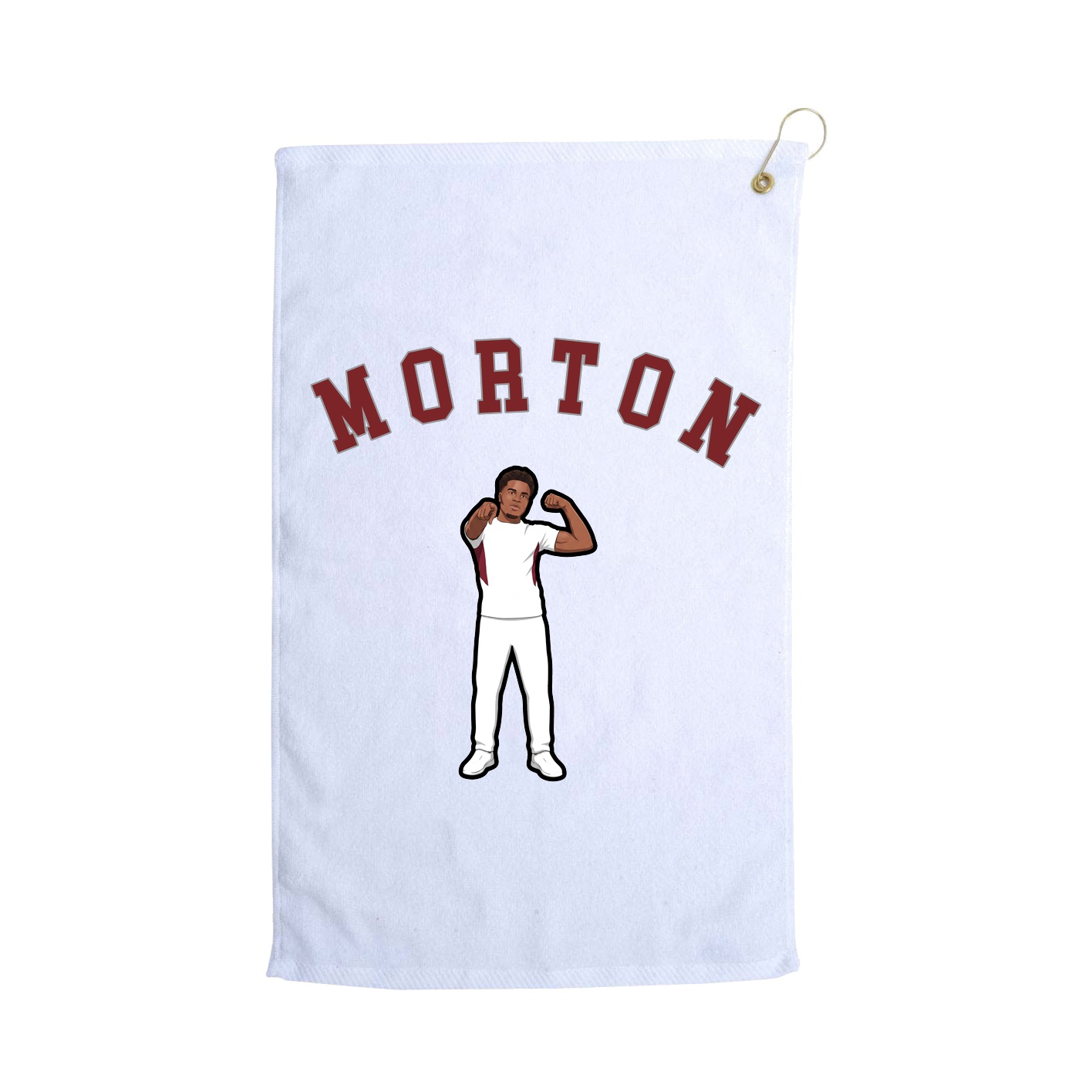 Golf Towel — Shirsey Arch in White