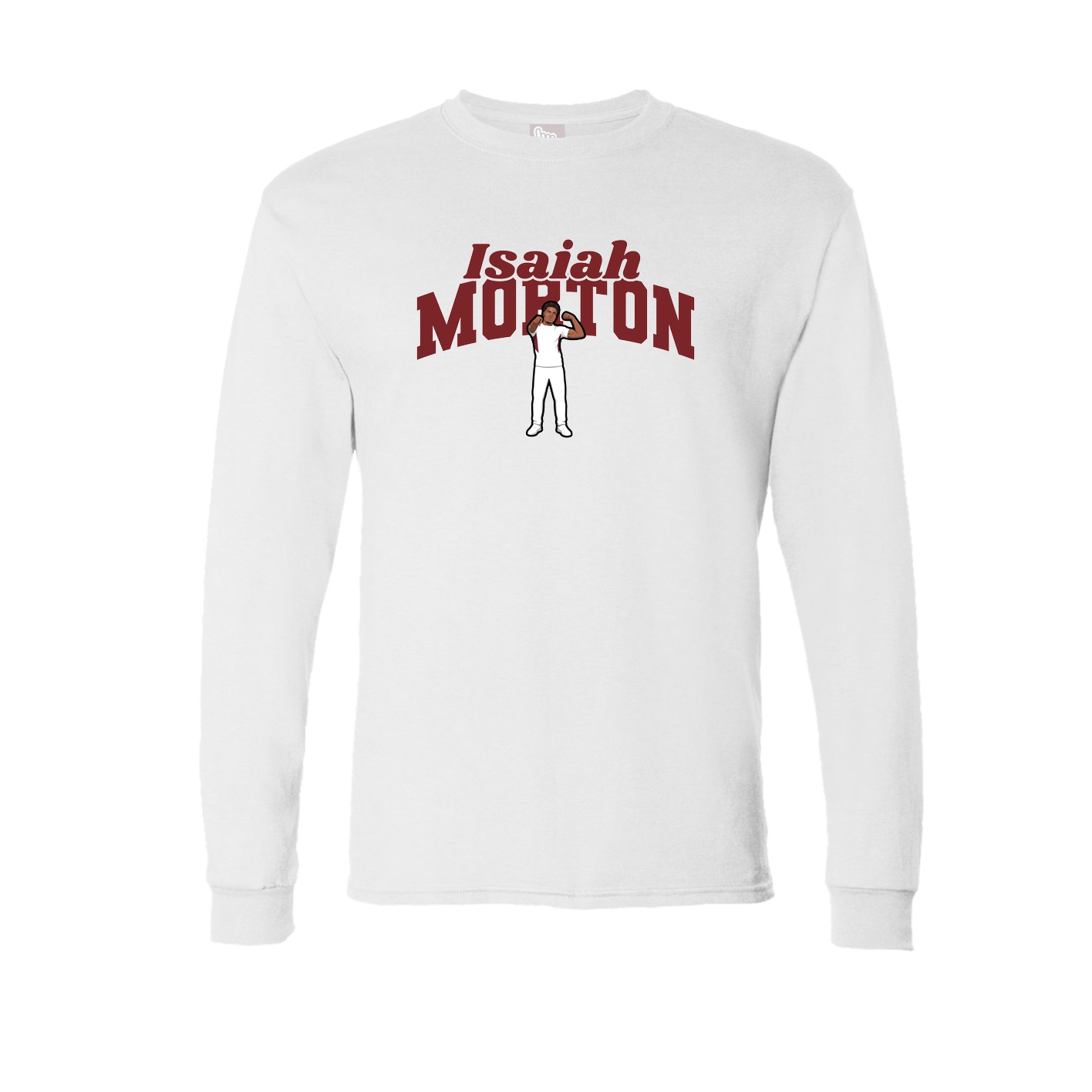 Long Sleeve Tee — Signature Arch in White