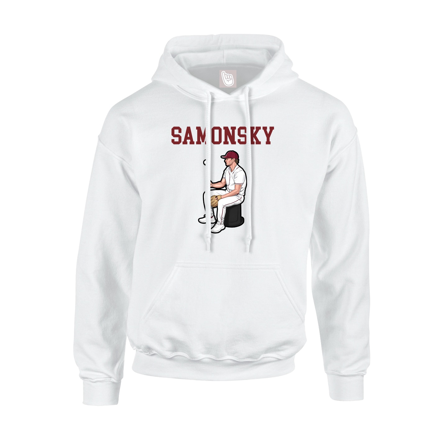 Hoodie — Shirsey in White