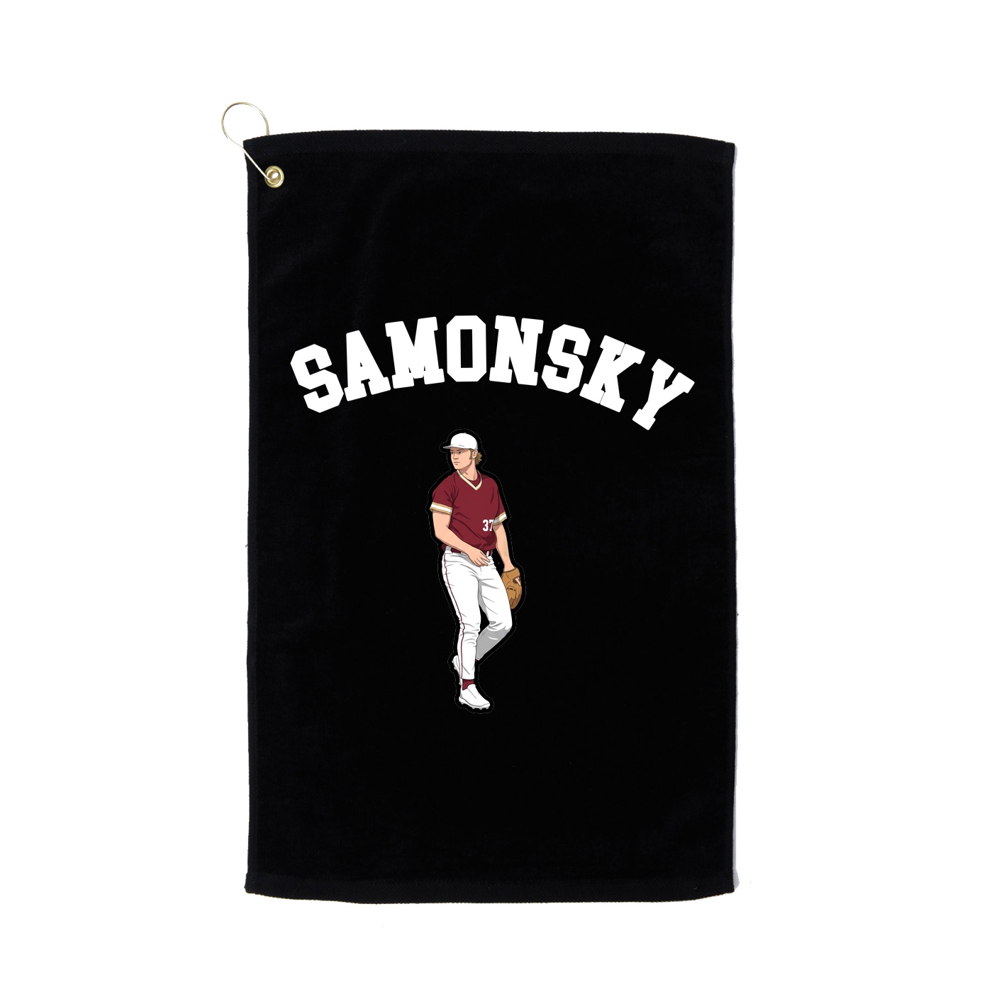 Golf Towel — Shirsey Arch in Black