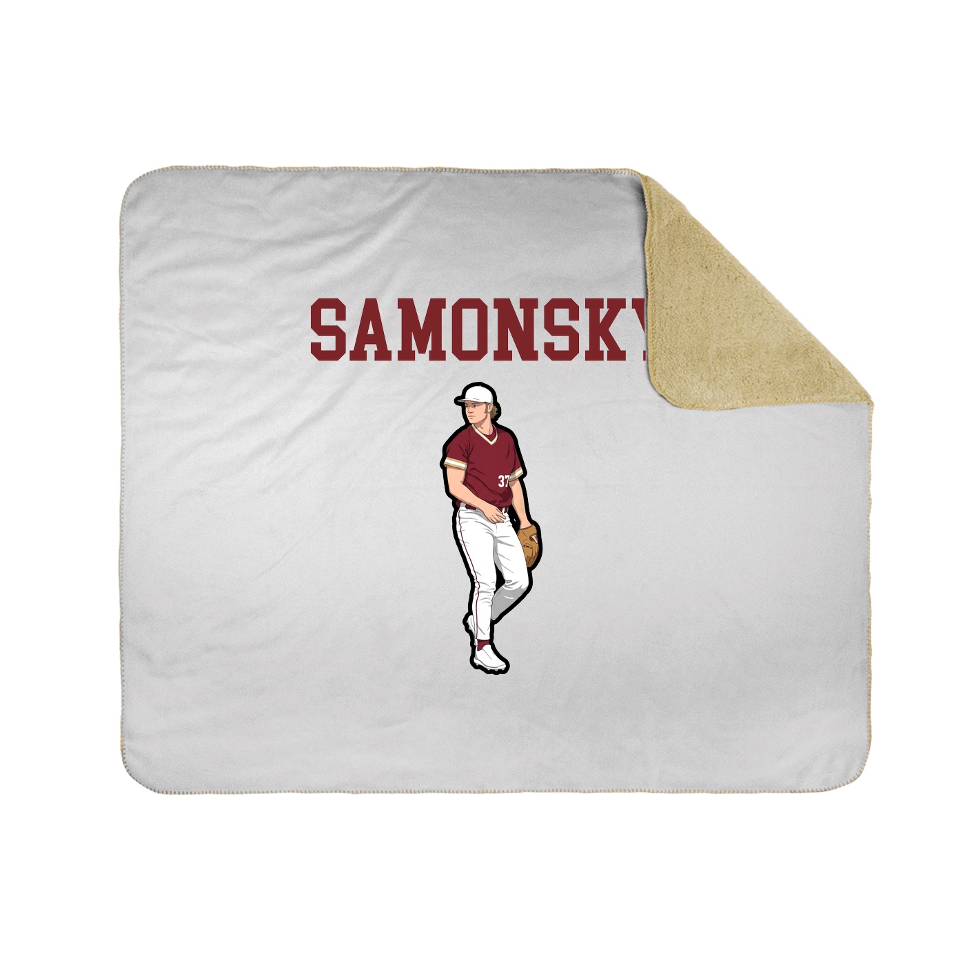 Throw Blanket — Shirsey in White