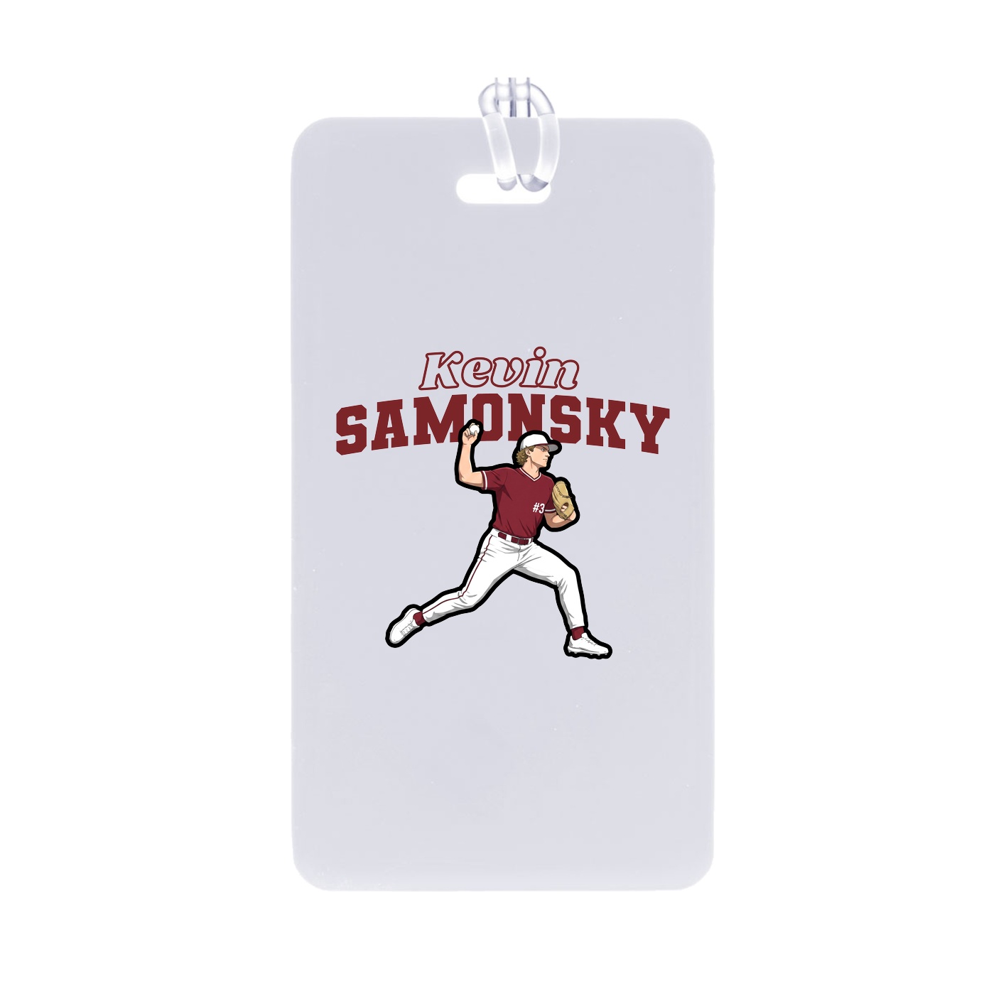 Bag Tag — Name Arch in Classic