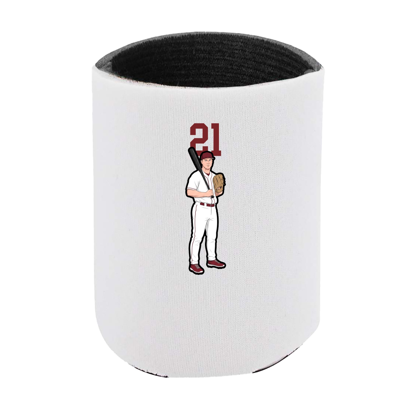 Can Holder — Number Top in White