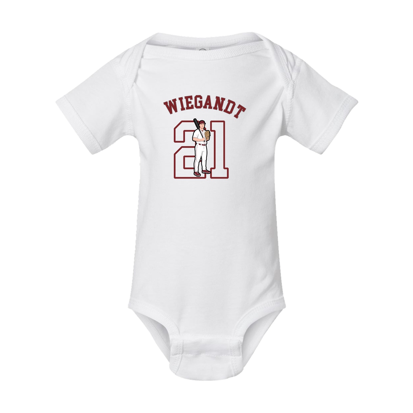 Baby Onesie — Shirsey Arch in White
