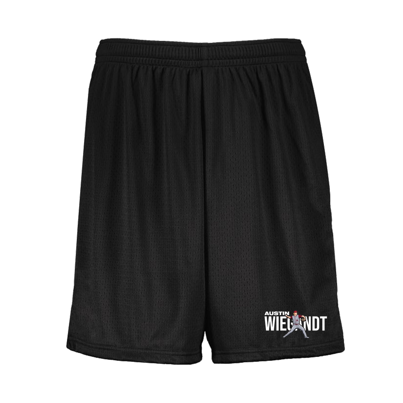 Shorts — Player Name in Black