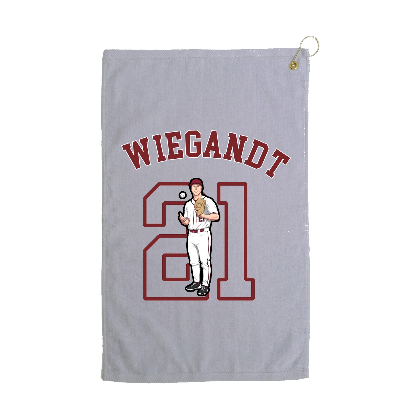 Golf Towel — Shirsey Arch in Grey